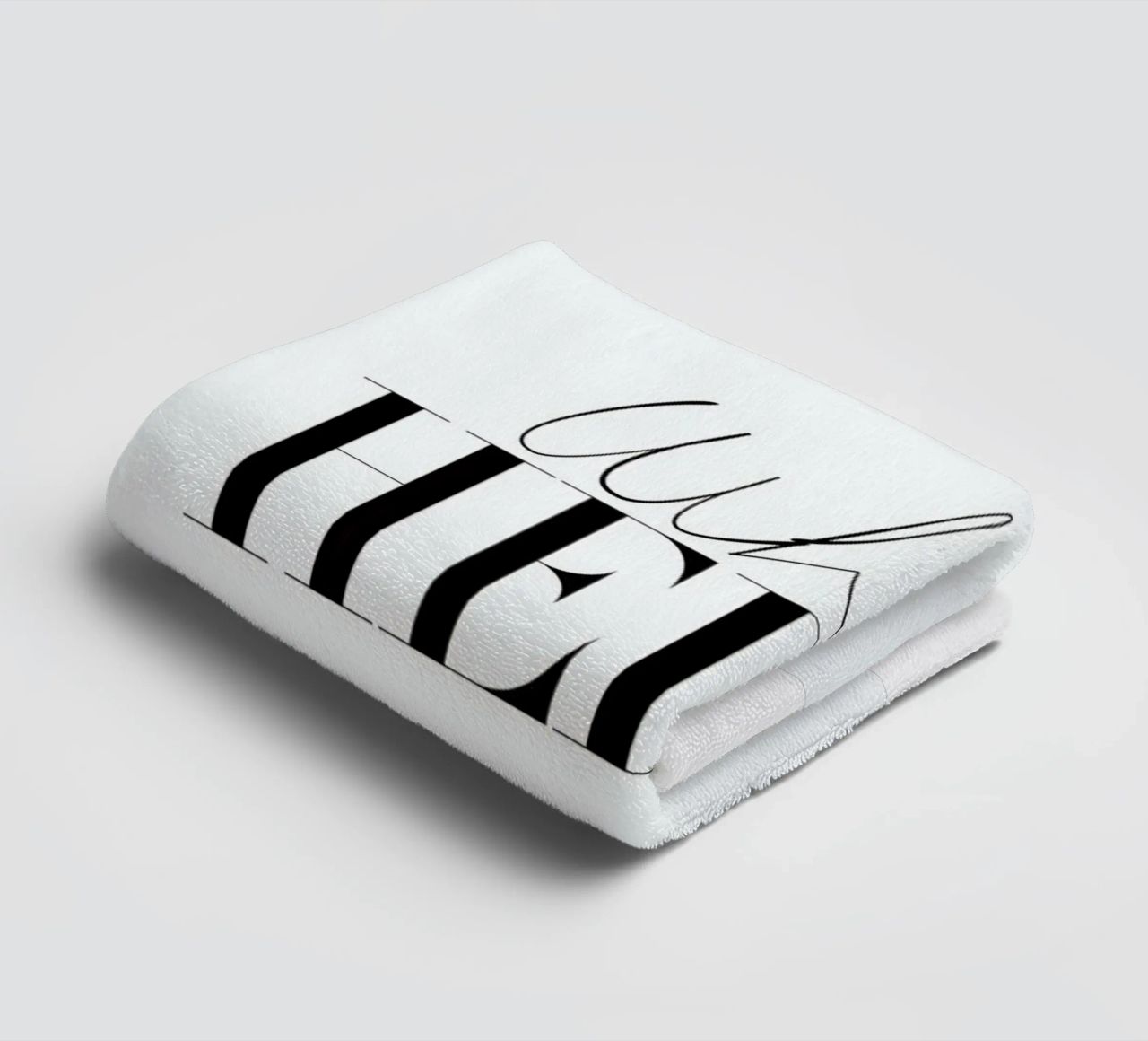 Why Hello Black and white Typography Quote asciugamano da bagno da Honeymoon Hotel