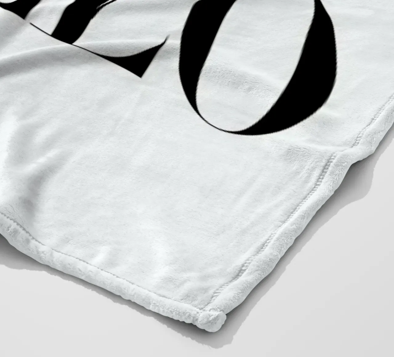 Why Hello Black and white Typography Quote coperta in pile da Honeymoon Hotel