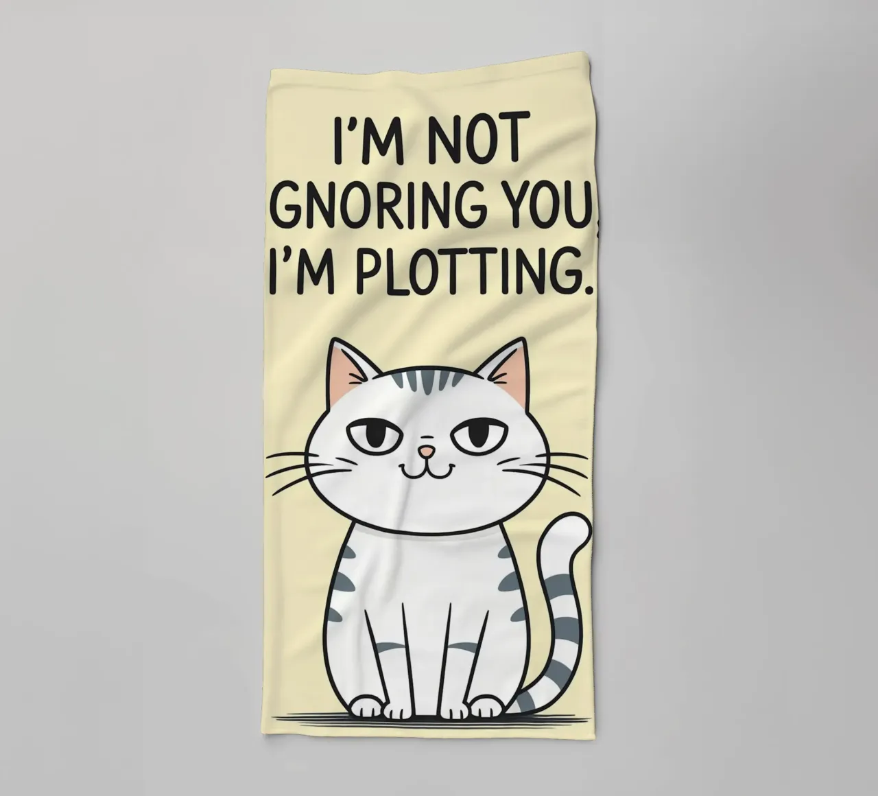 Non ti sto ignorando, sto complottando asciugamano da bagno da Shillas