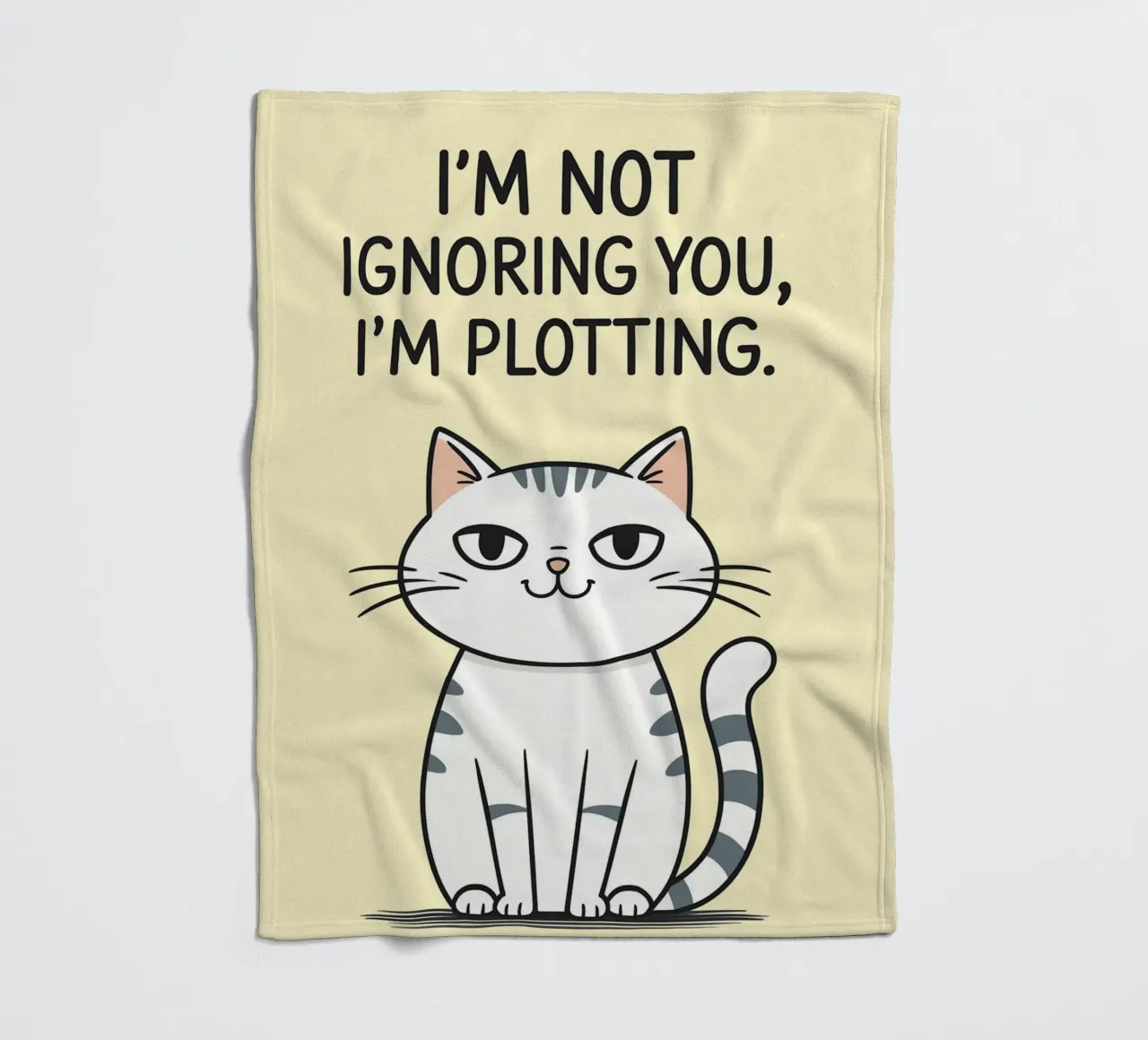 Non ti sto ignorando, sto complottando coperta in pile da Shillas