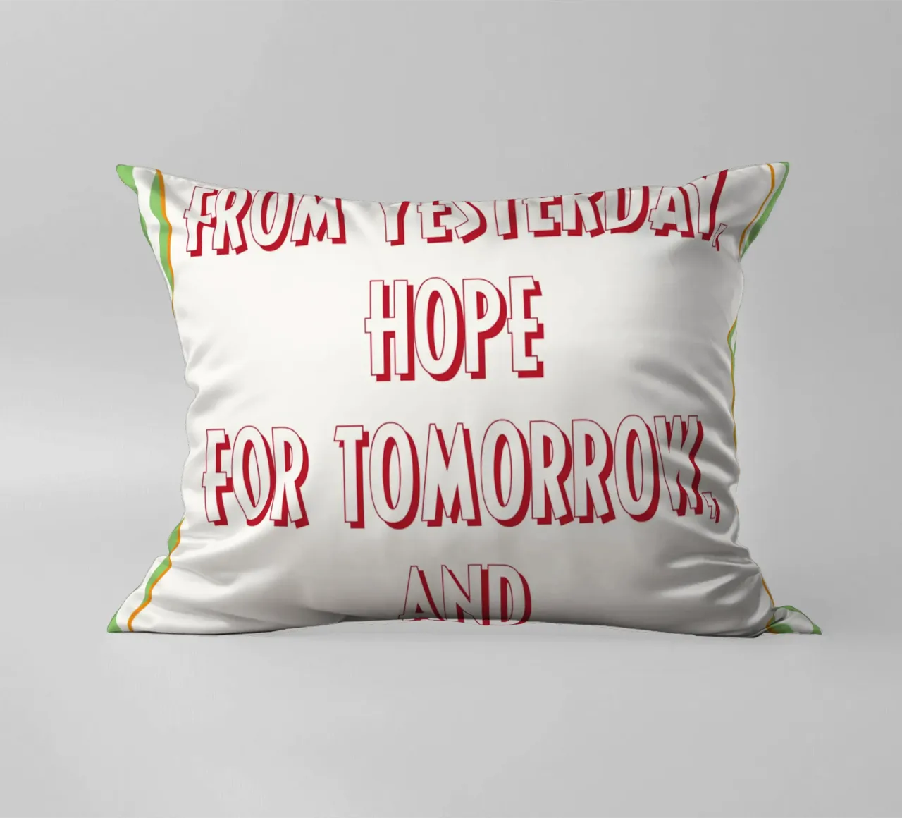 vivere per oggi cuscino da Shillas