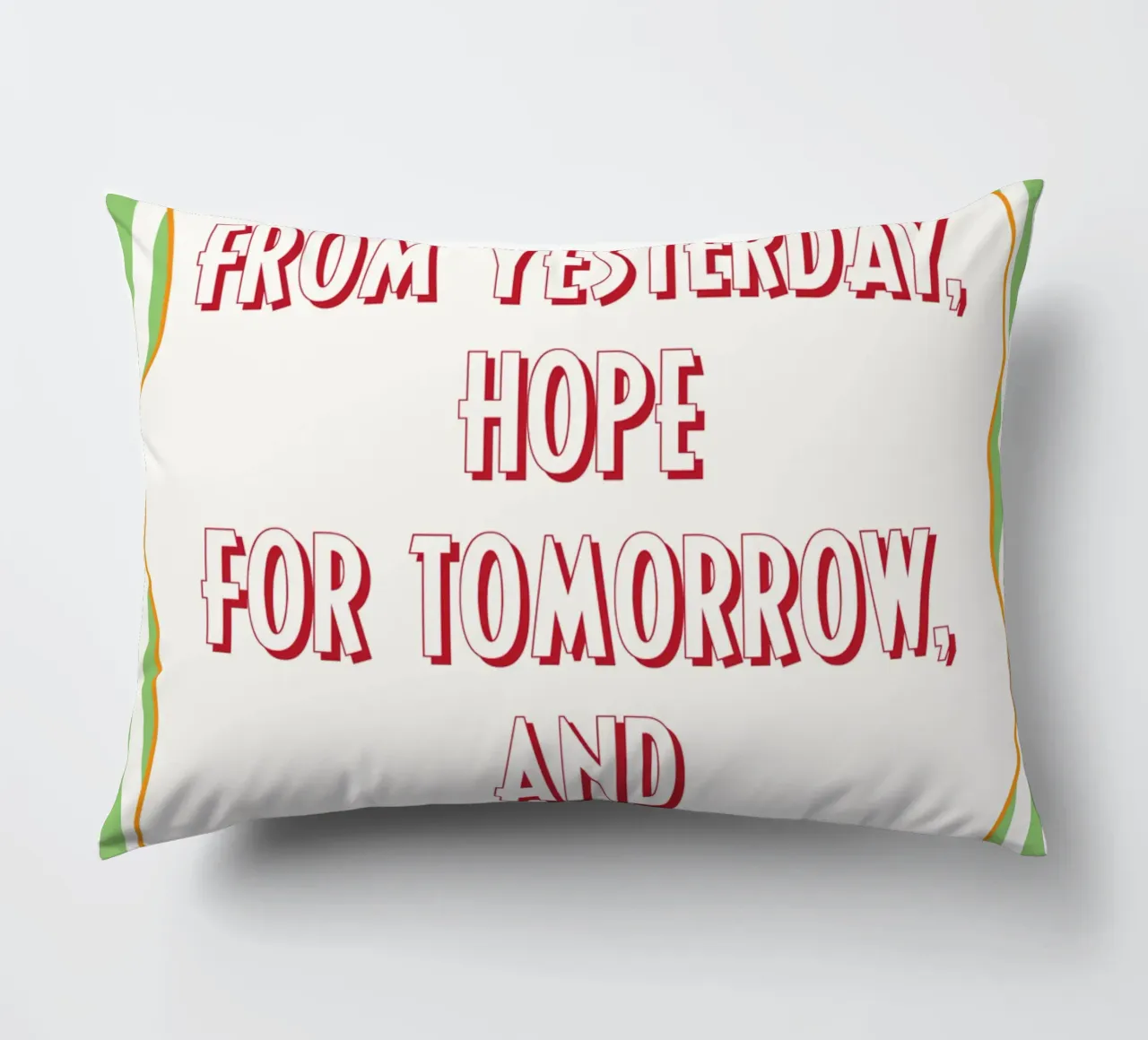 vivere per oggi cuscino da Shillas