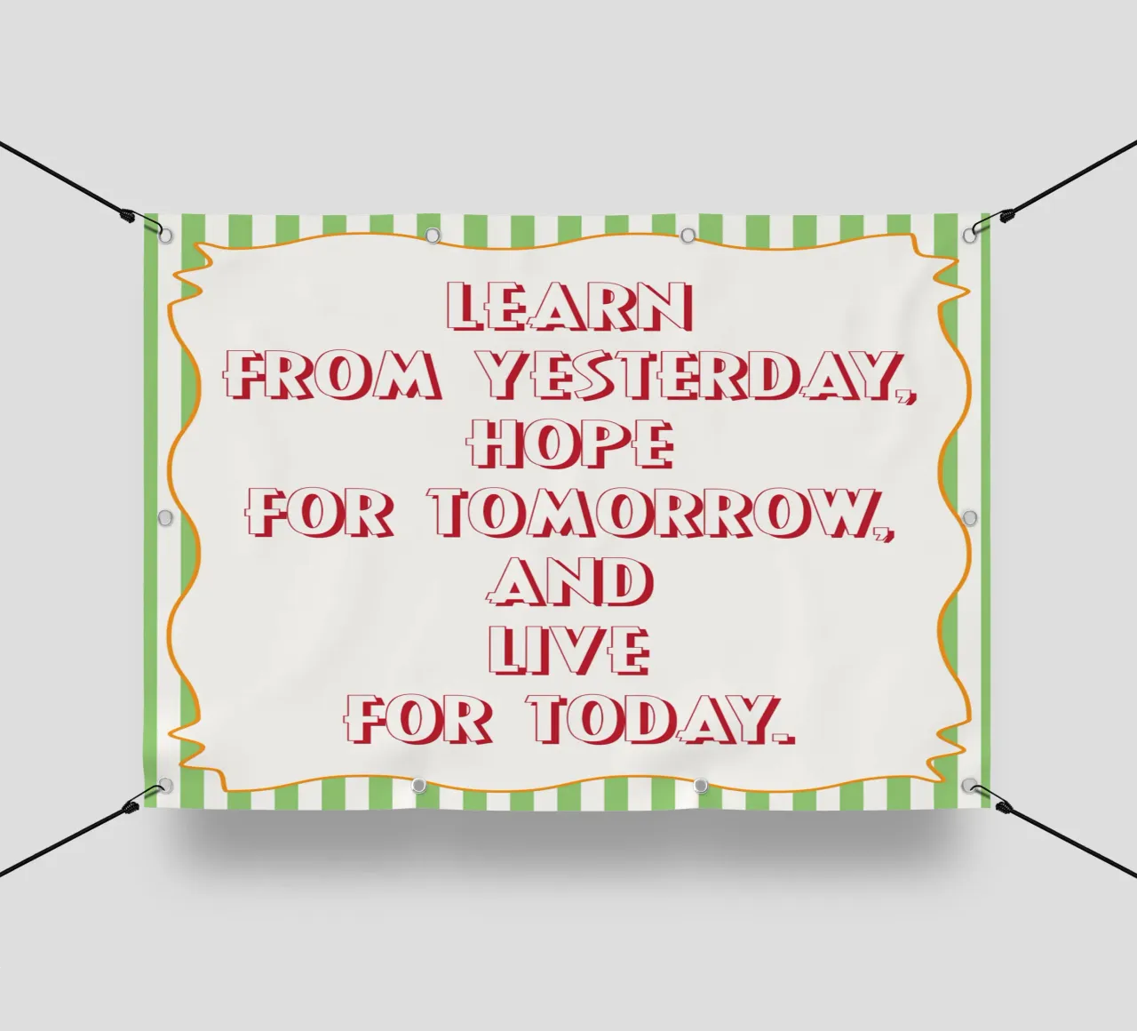 vivere per oggi telo in pvc da Shillas