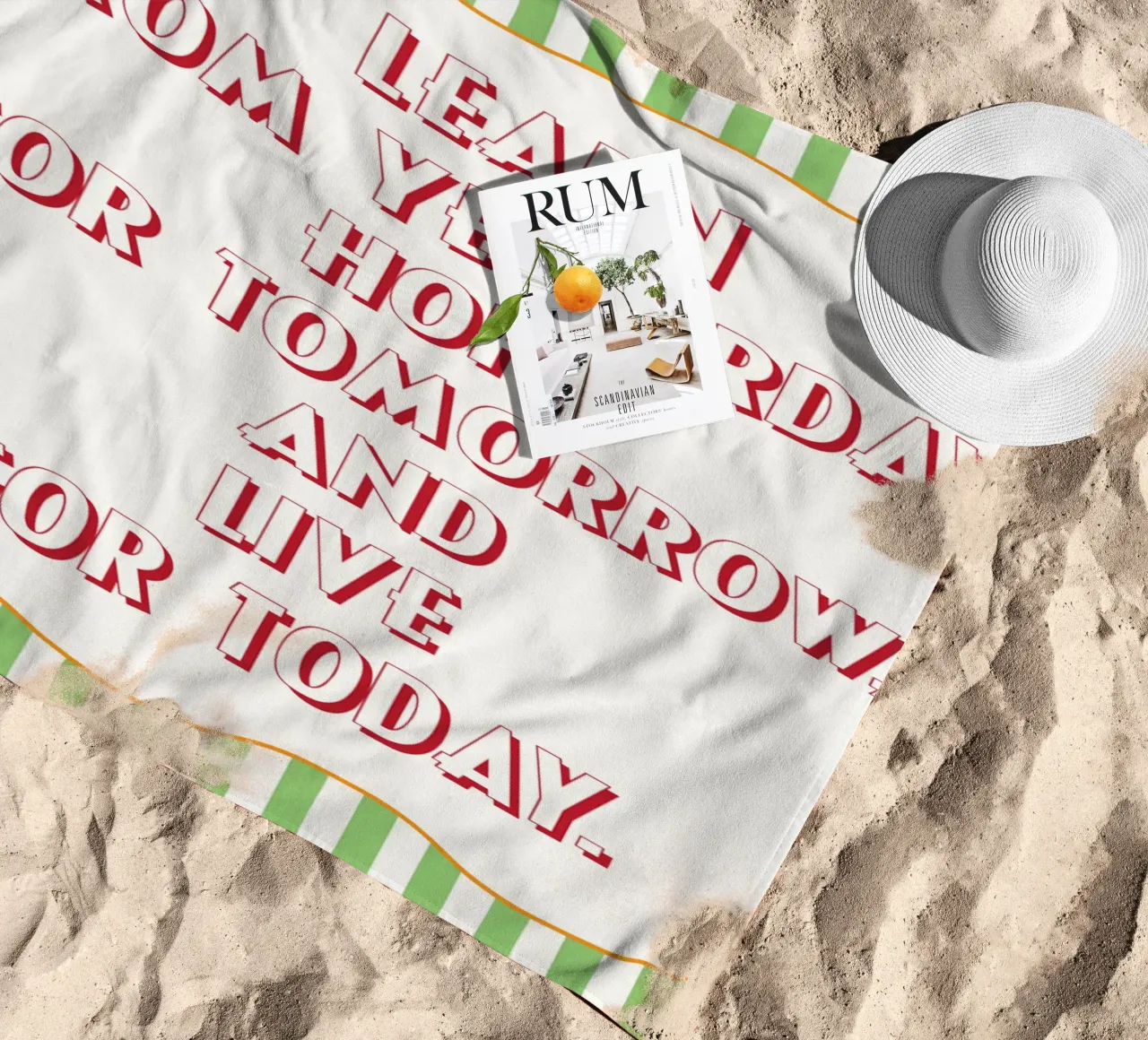 vivere per oggi telo mare da Shillas