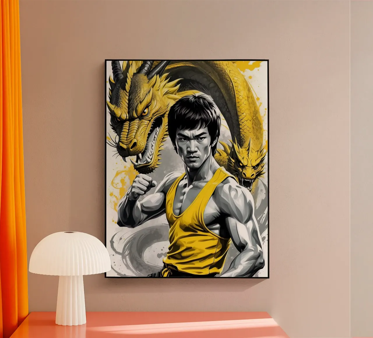Bruce Lee plexiglass da 🎁 NOBELART