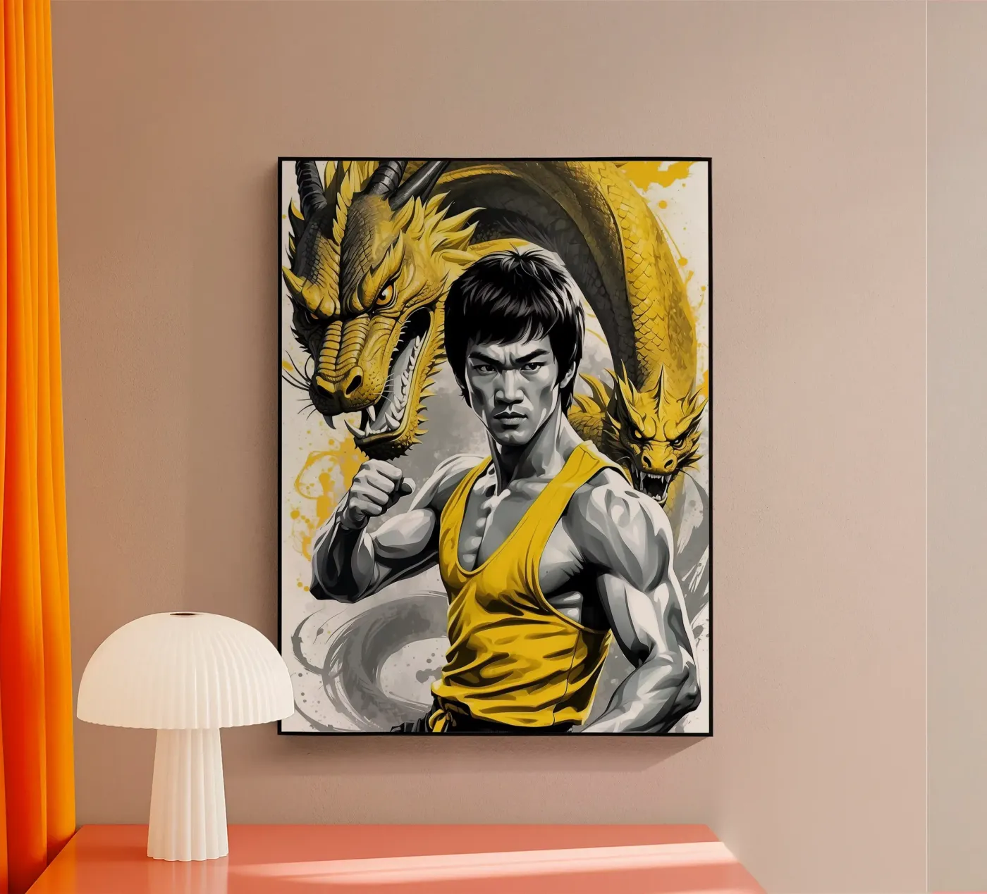 Bruce Lee Acryl-Glas von 🎁 NOBELART
