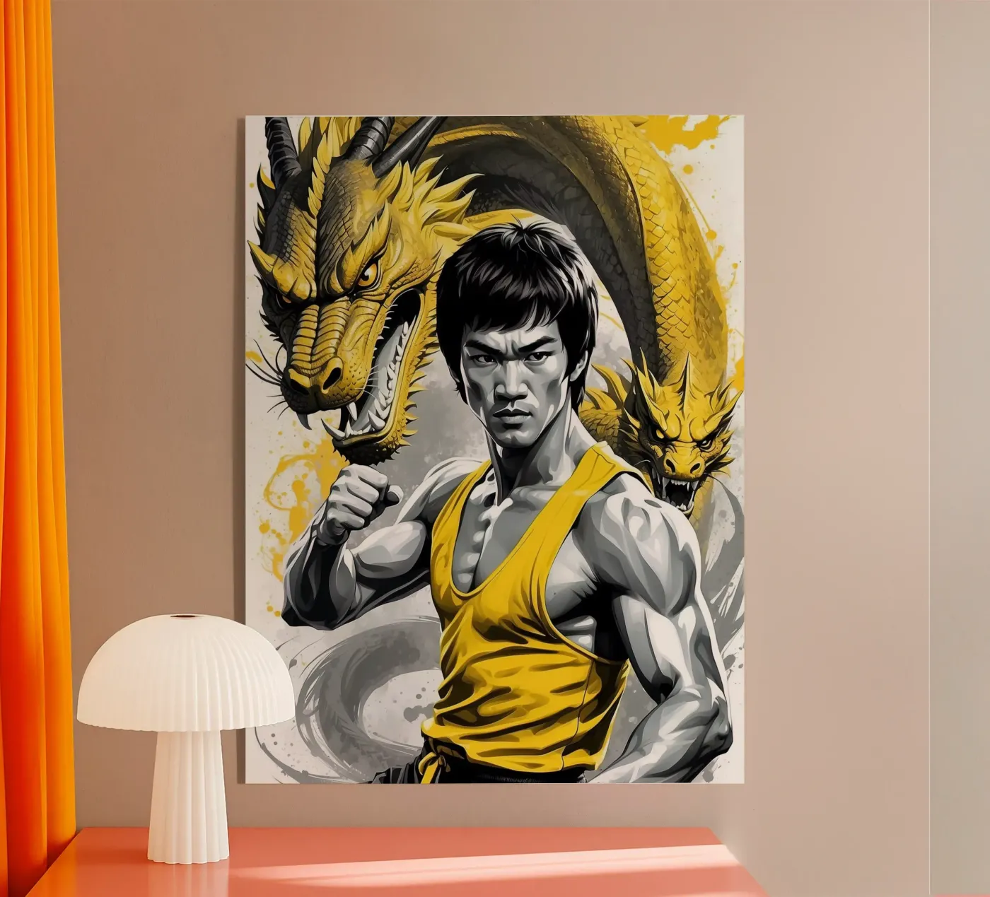 Bruce Lee Acryl-Glas von 🎁 NOBELART