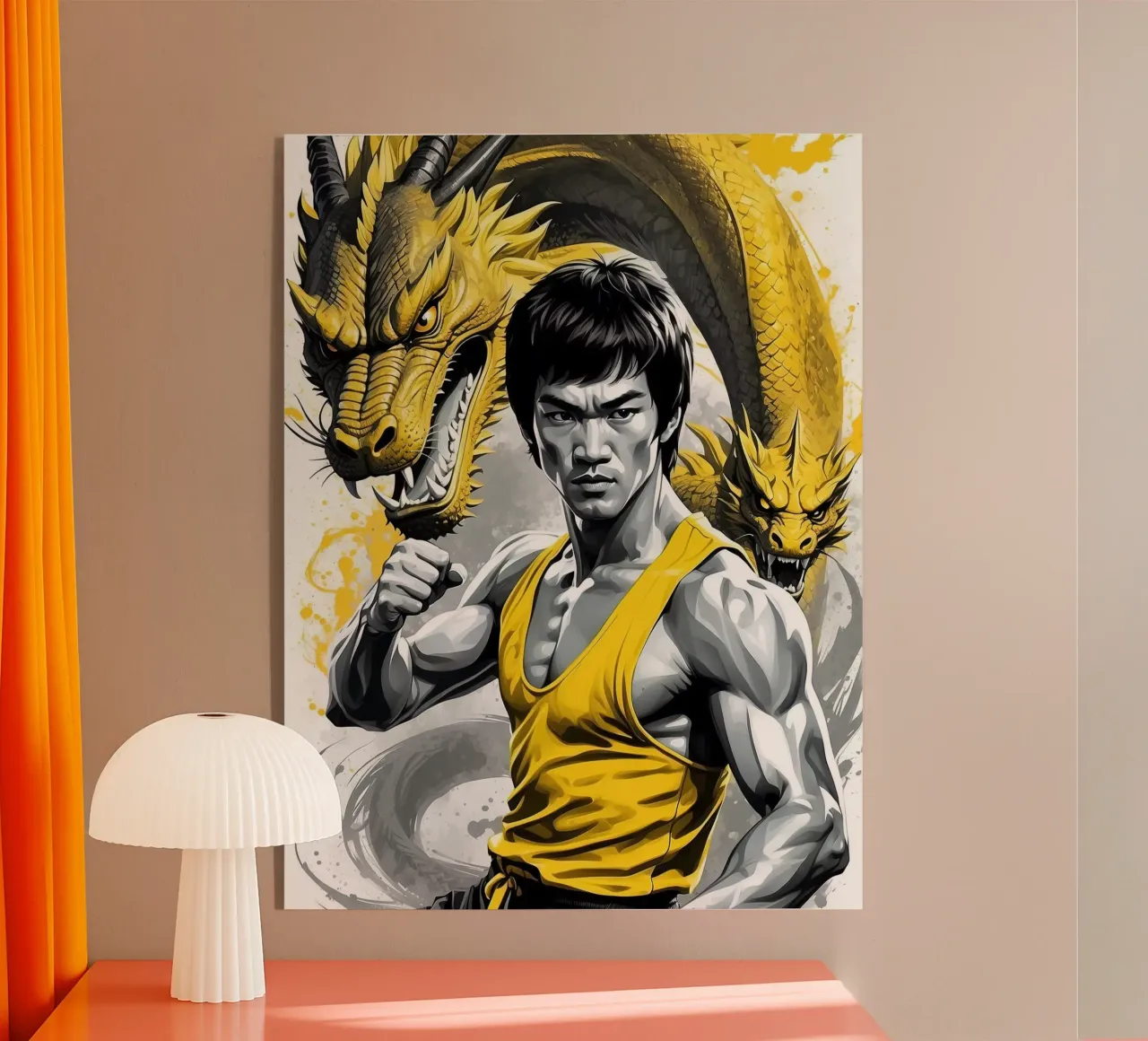 Bruce Lee plexiglass da 🎁 NOBELART