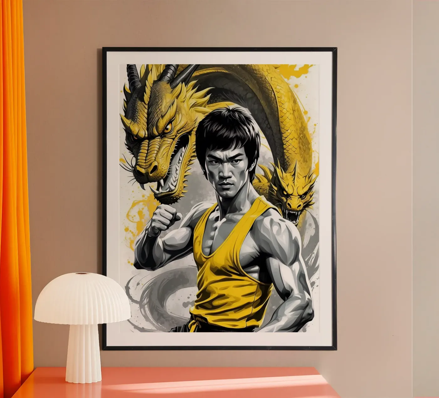 Bruce Lee poster by 🎁 NOBELART