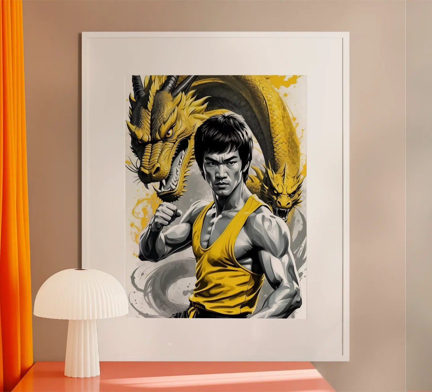 Bruce Lee poster by 🎁 NOBELART