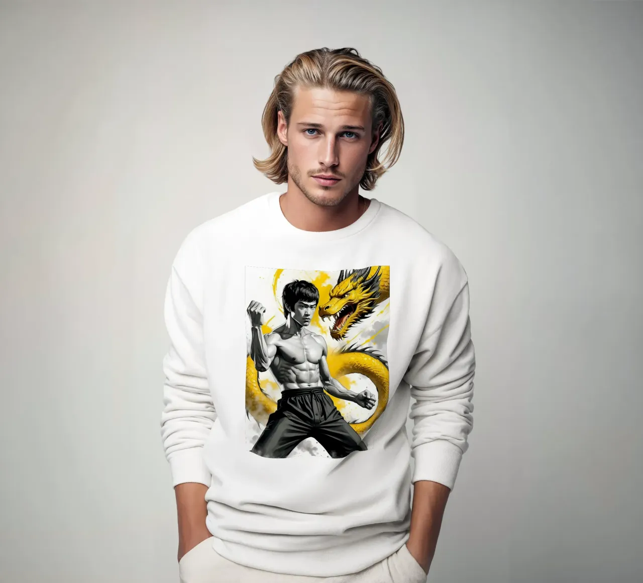 Bruce Lee felpa da ARTVI-SHOP