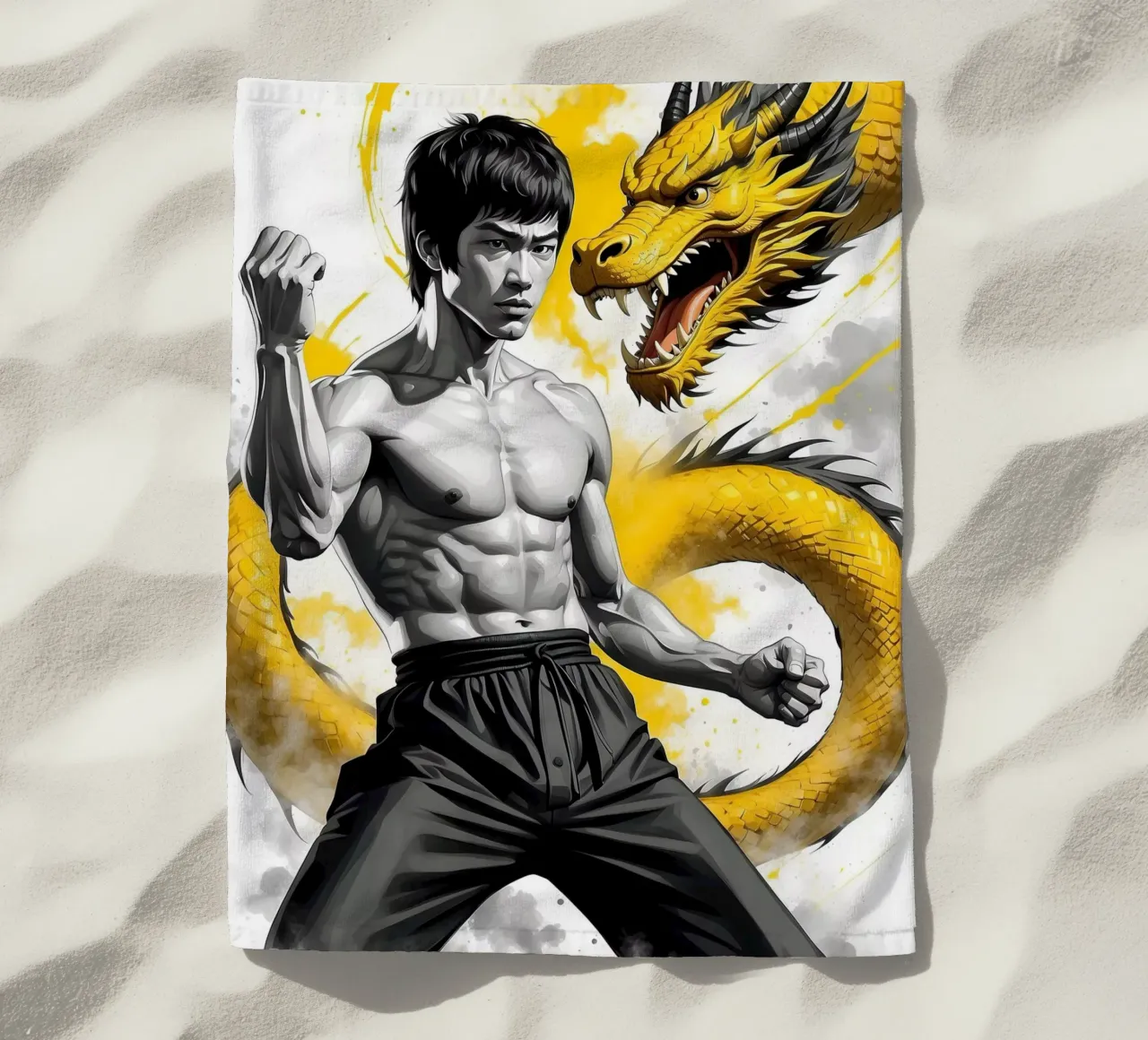 Bruce Lee telo mare da 🎁 NOBELART