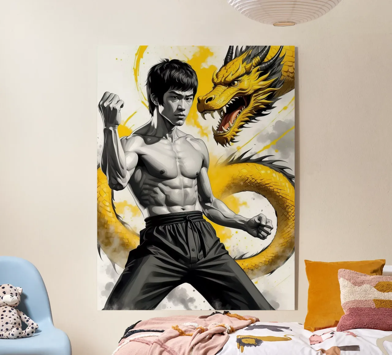 Bruce Lee plexiglass da 🎁 NOBELART