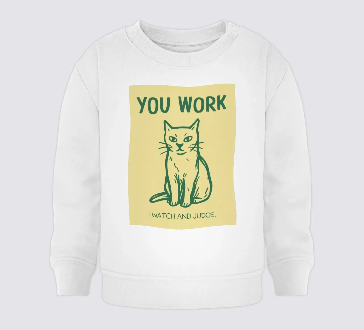 guardo e giudico felpa neonato da Shillas