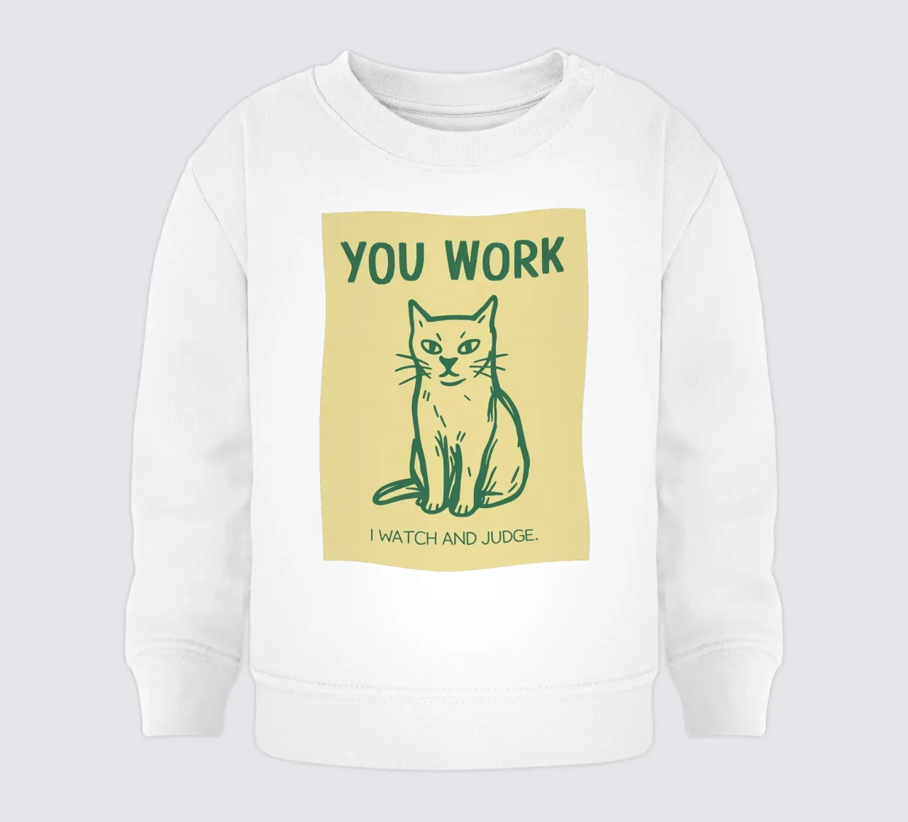 guardo e giudico felpa neonato da Shillas