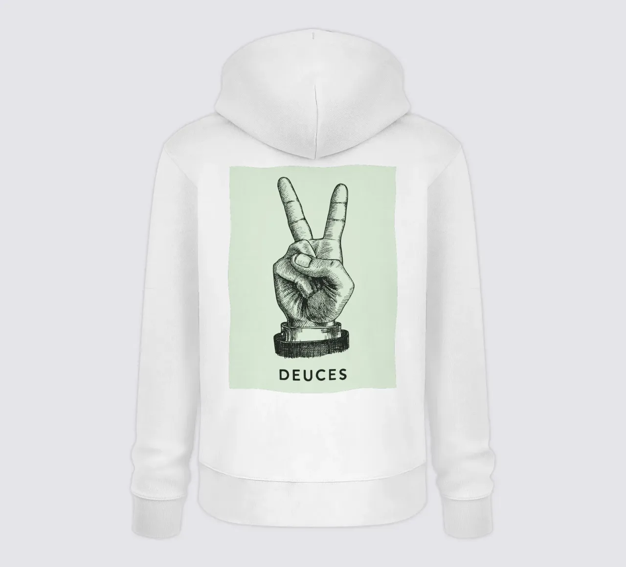 mano di pace dei due felpa con cappuccio da Shillas