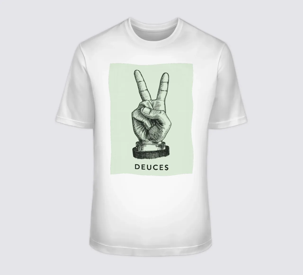 mano di pace dei due t-shirt da Shillas
