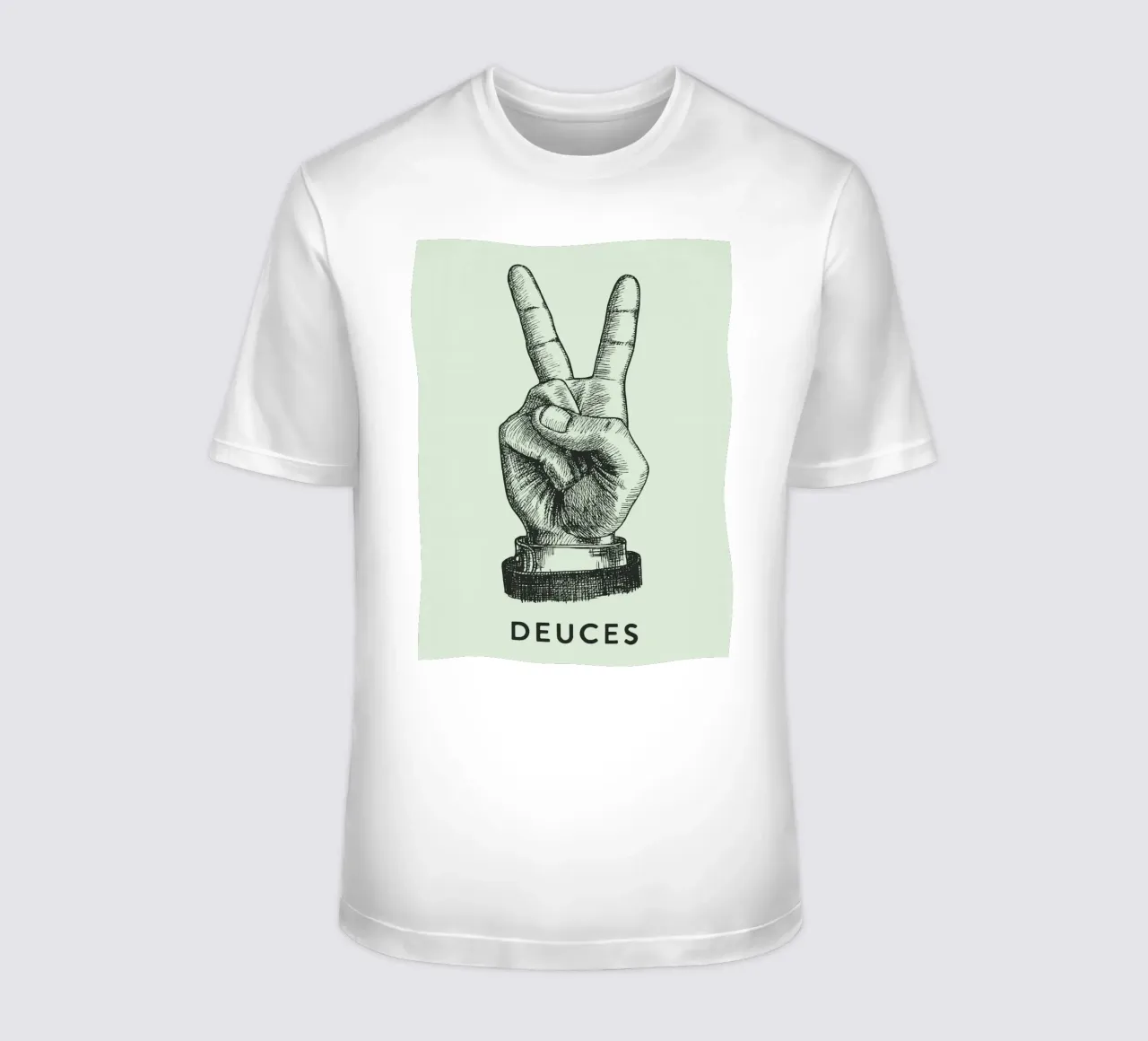 mano di pace dei due t-shirt da Shillas