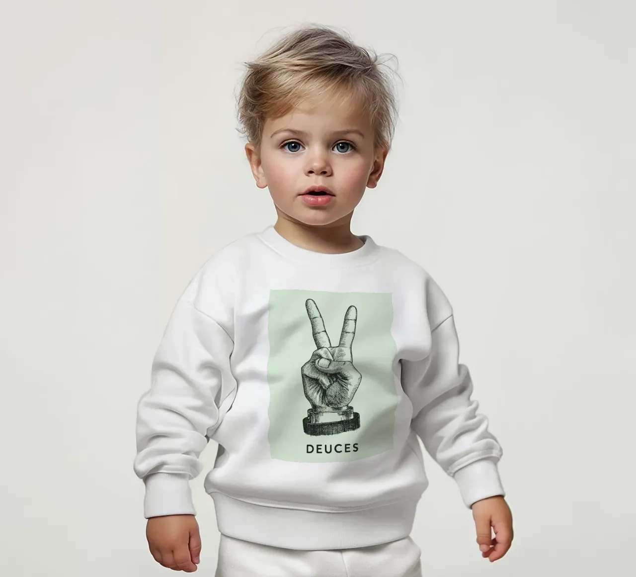 mano di pace dei due felpa neonato da Shillas