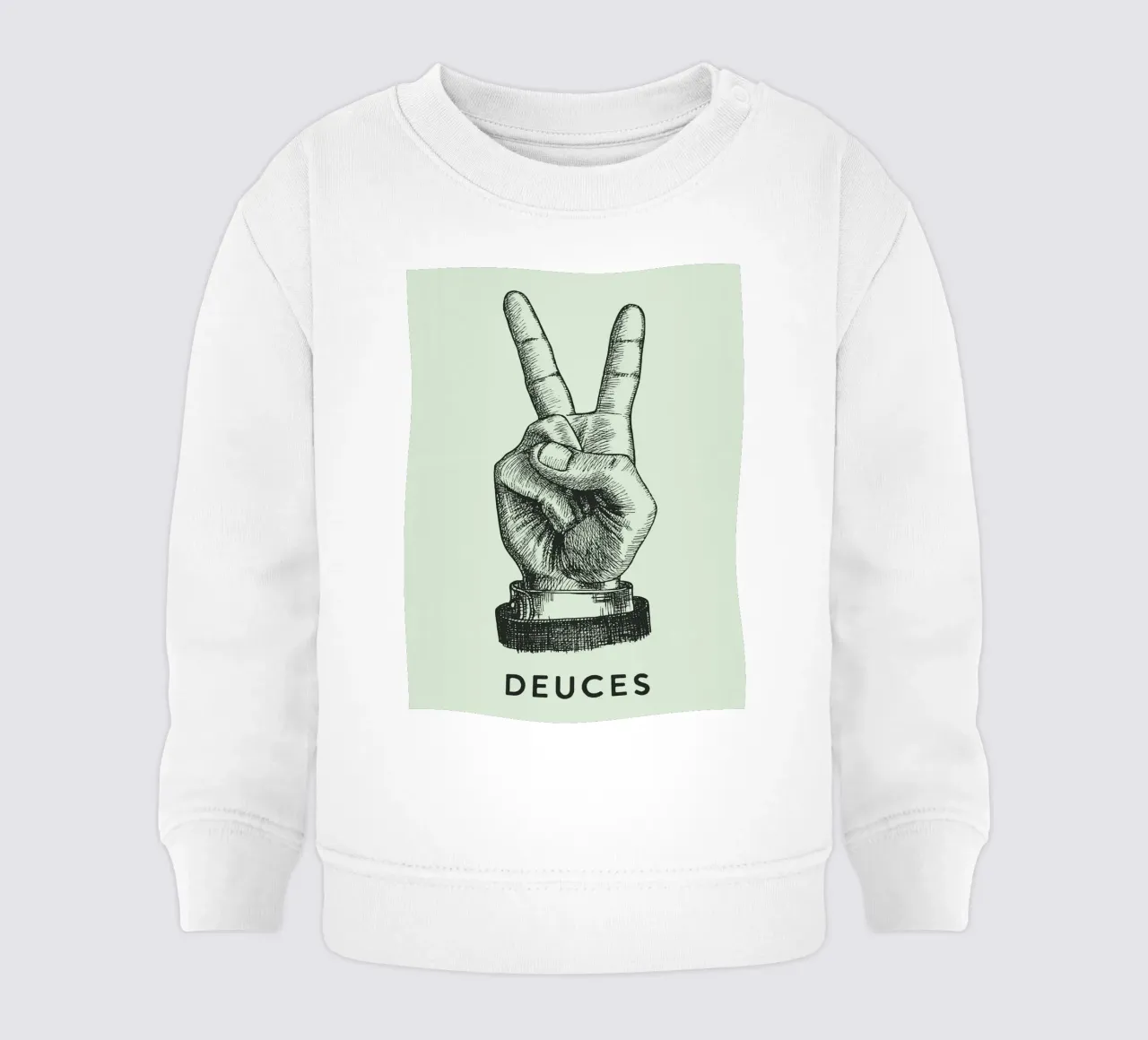 mano di pace dei due felpa neonato da Shillas