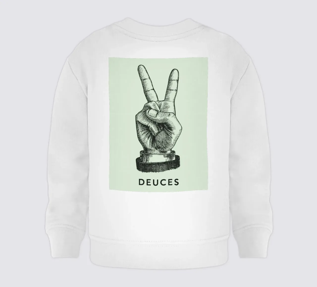 mano di pace dei due felpa neonato da Shillas