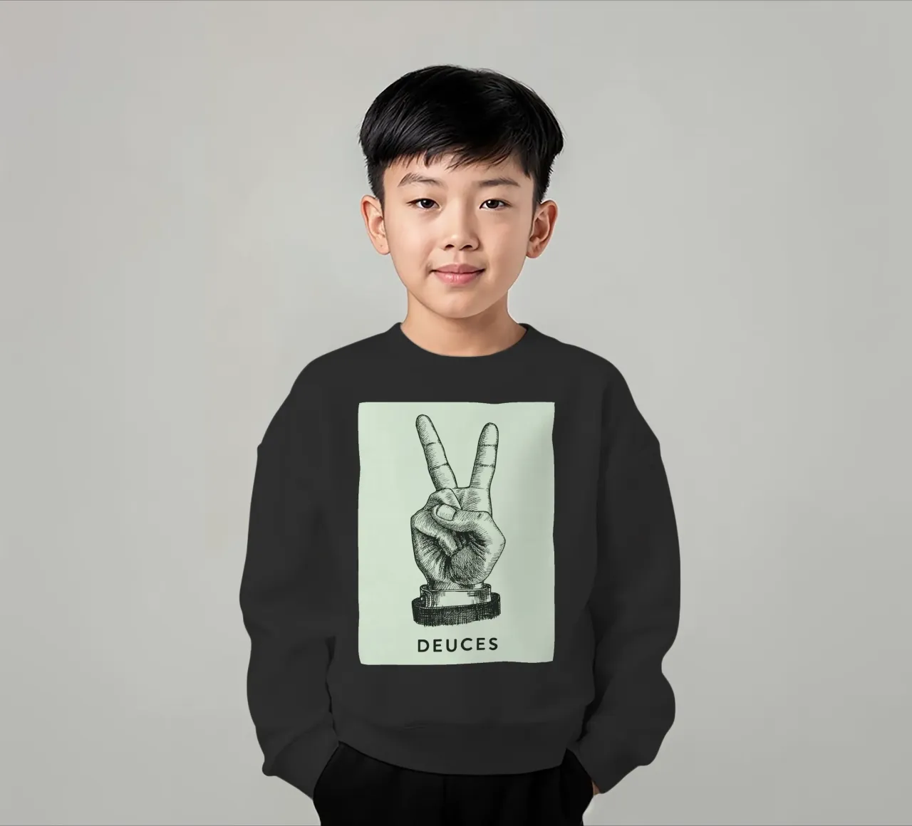 mano di pace dei due felpa bambino da Shillas