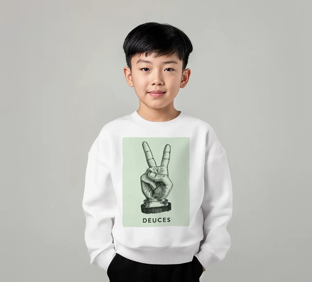 mano di pace dei due felpa bambino da Shillas