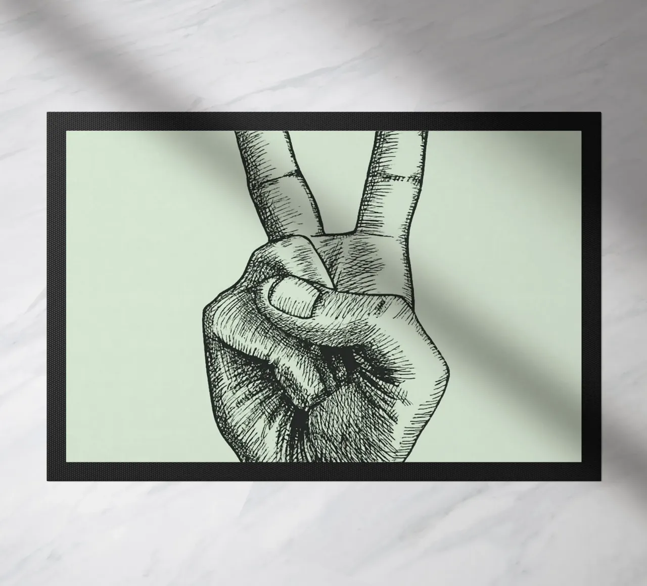 mano di pace dei due zerbino da Shillas