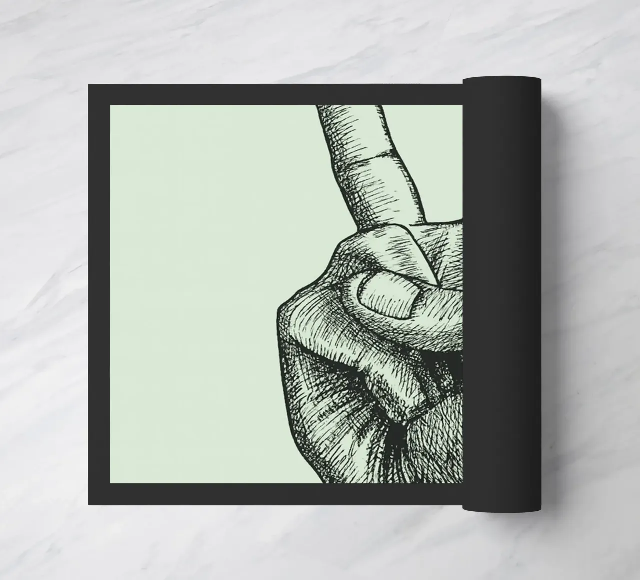 mano di pace dei due zerbino da Shillas