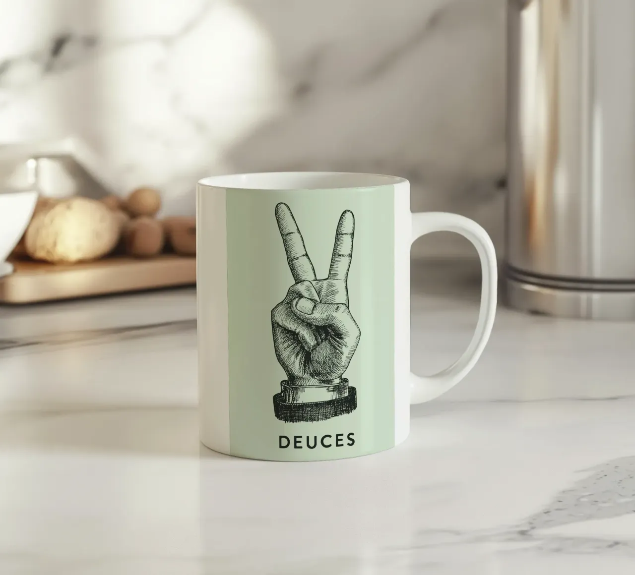 mano di pace dei due tazza in ceramica da Shillas