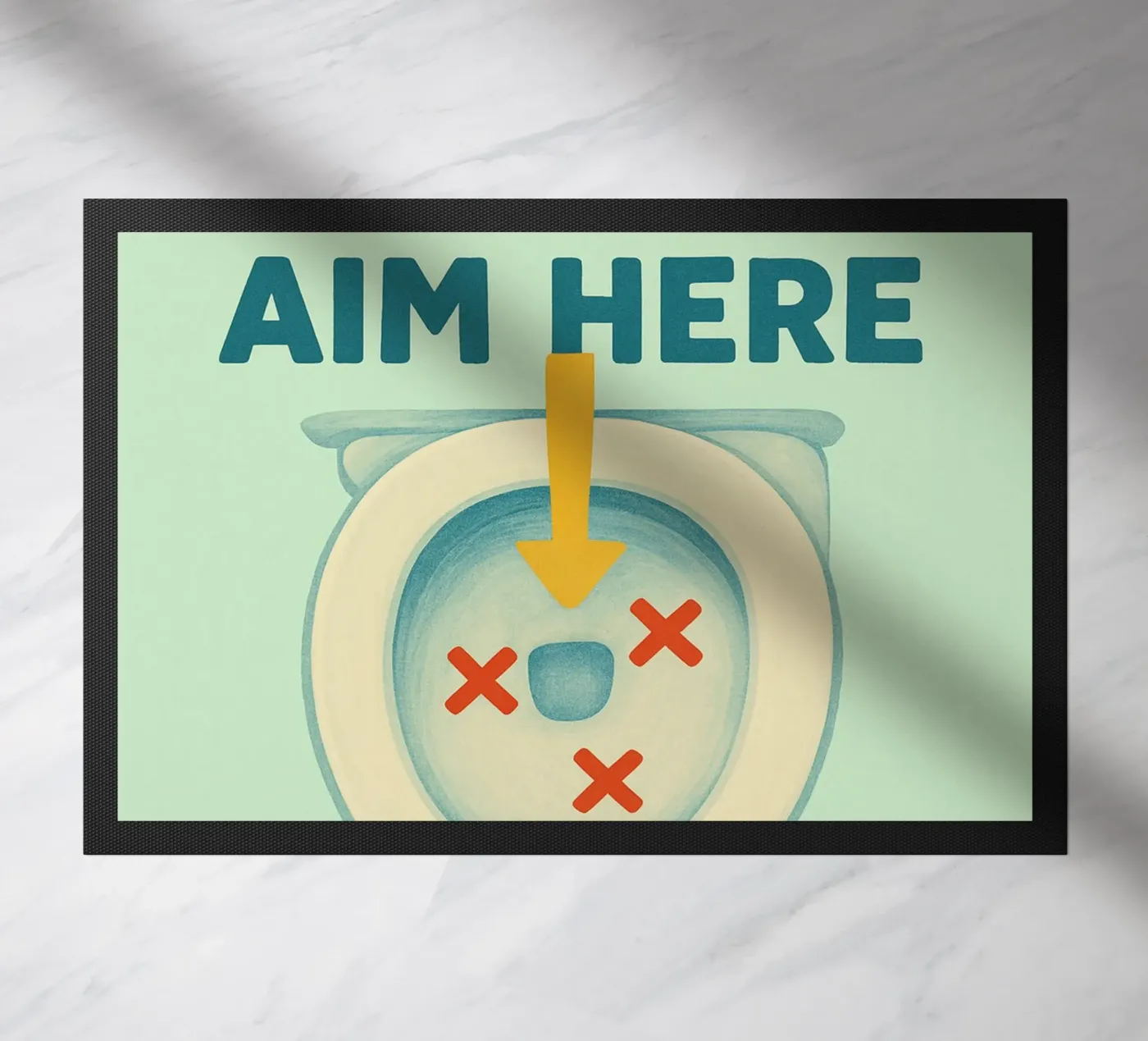 quiet zone doormat by Shillas