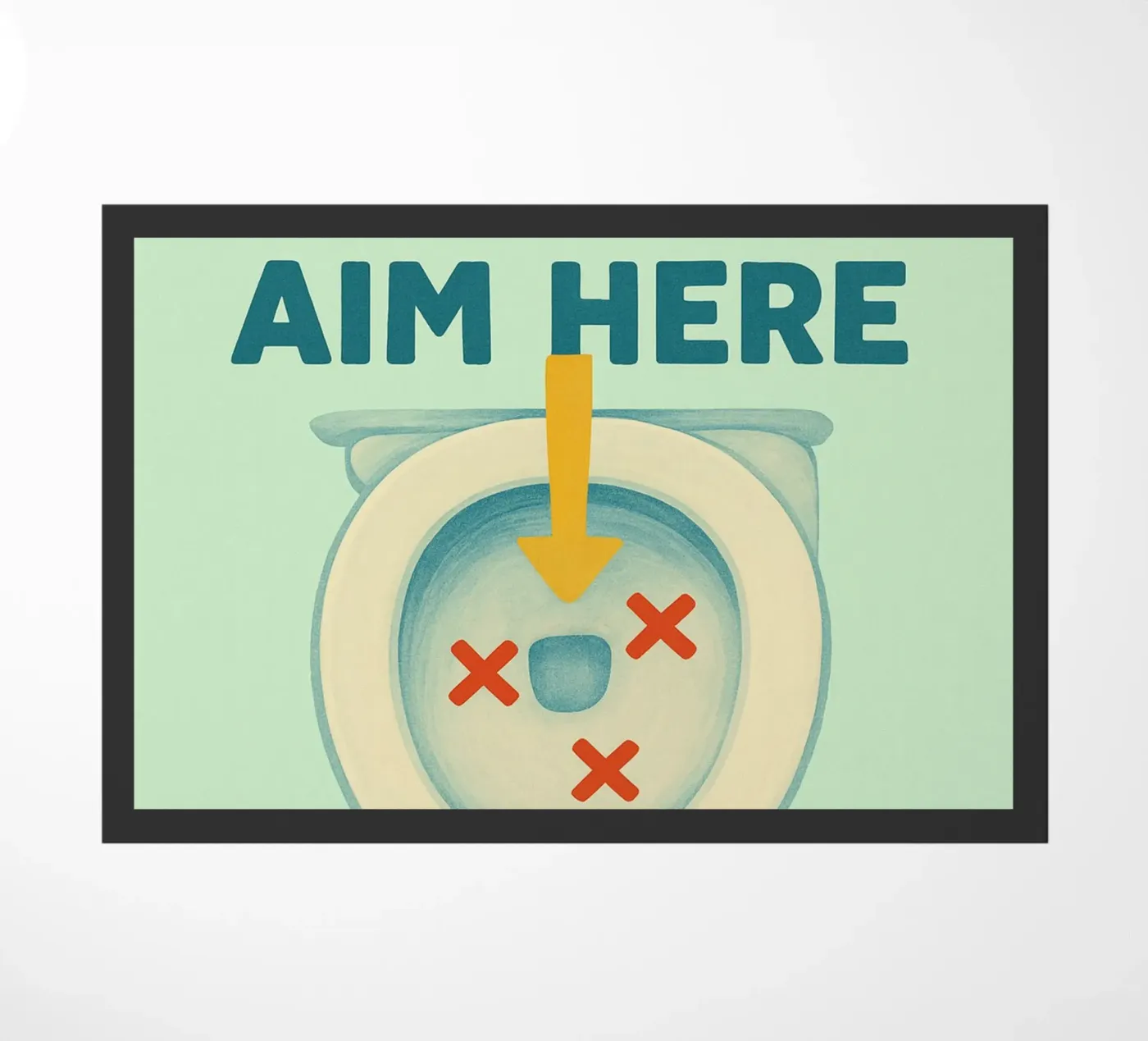 quiet zone doormat by Shillas