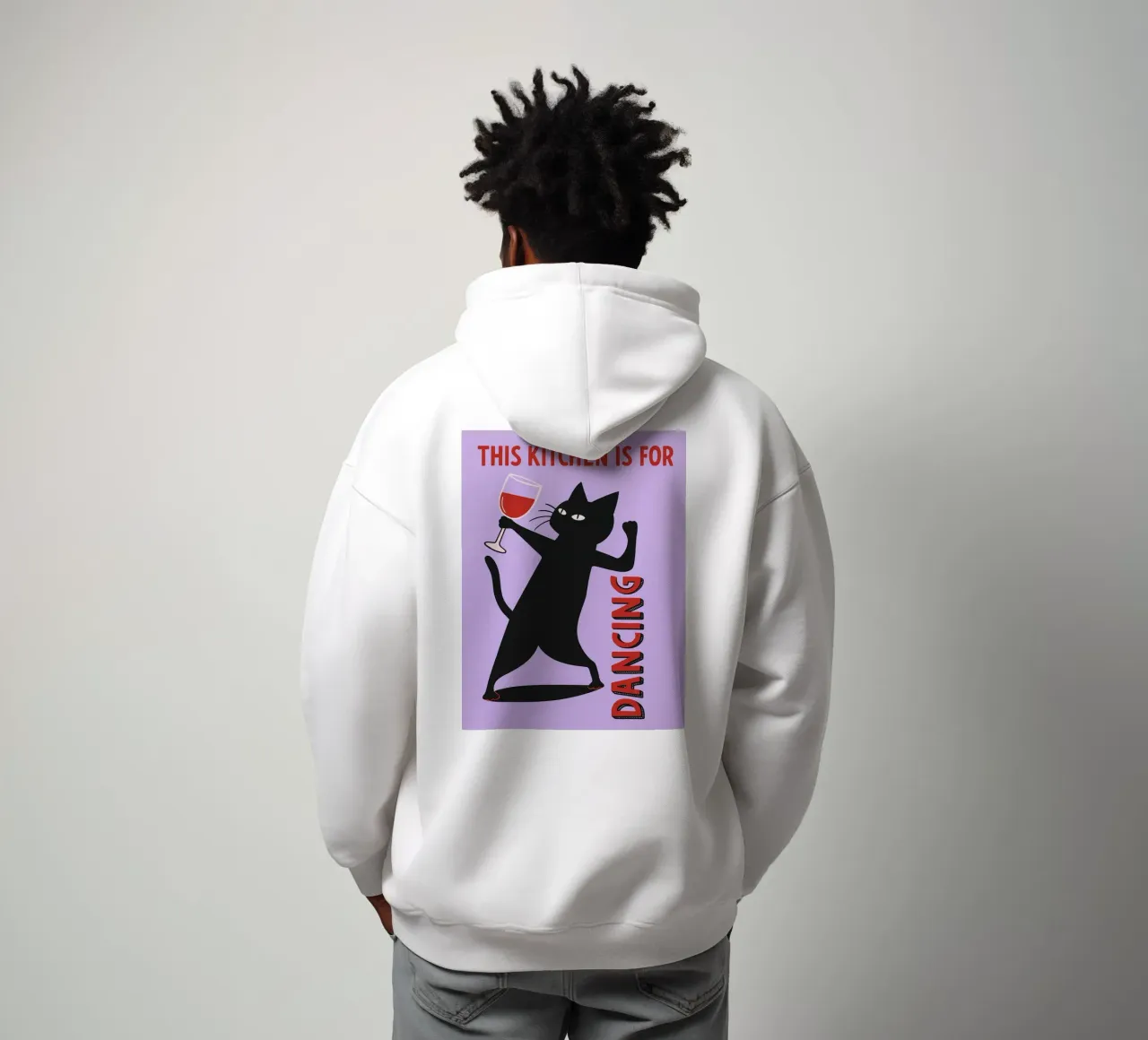 questa cucina è per ballare felpa con cappuccio da Shillas