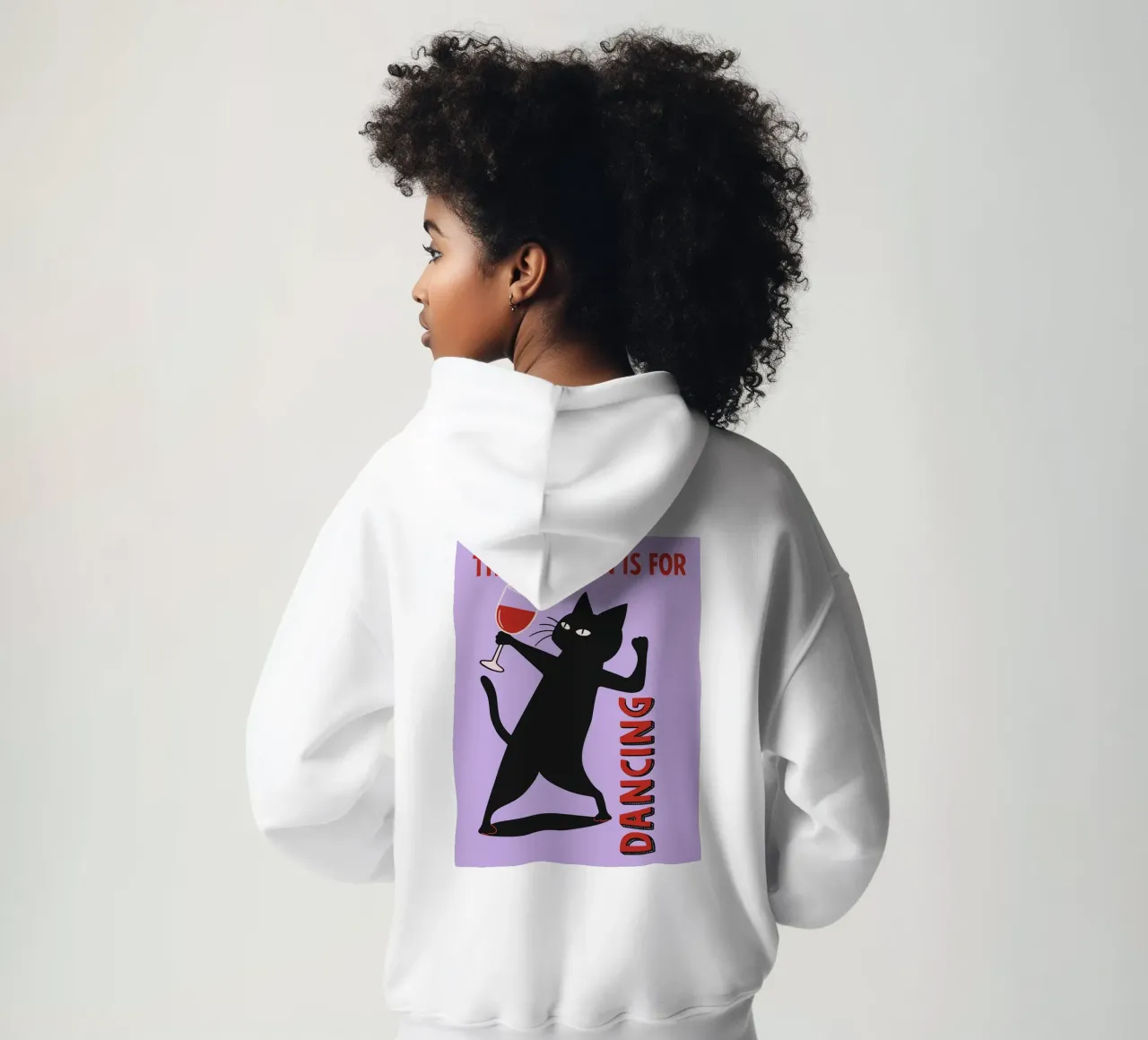 questa cucina è per ballare felpa con cappuccio da Shillas