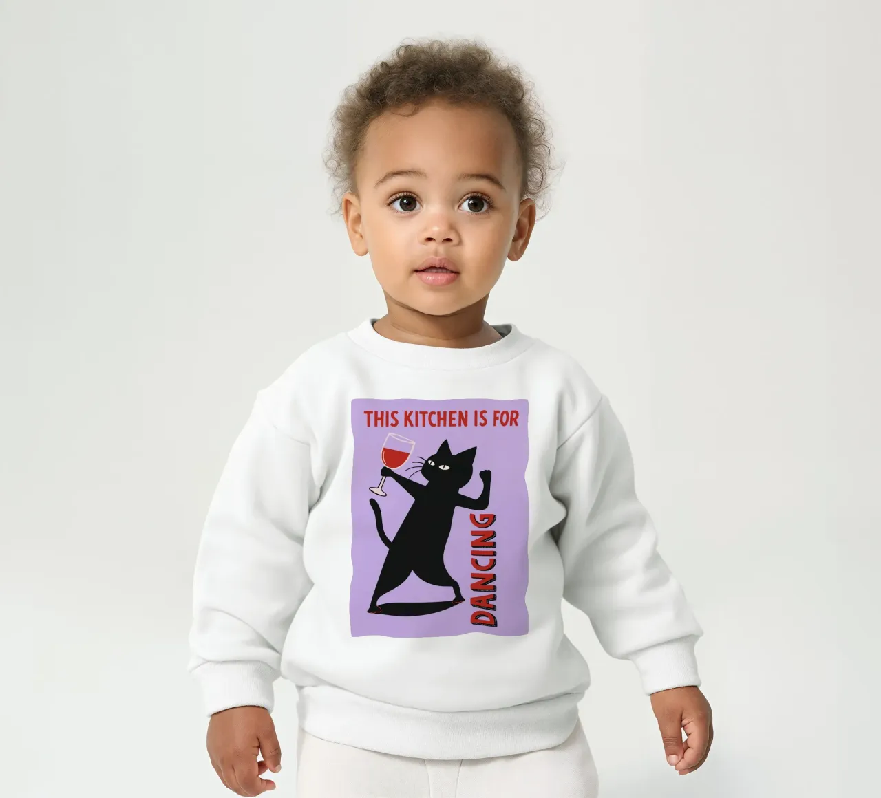 questa cucina è per ballare felpa neonato da Shillas