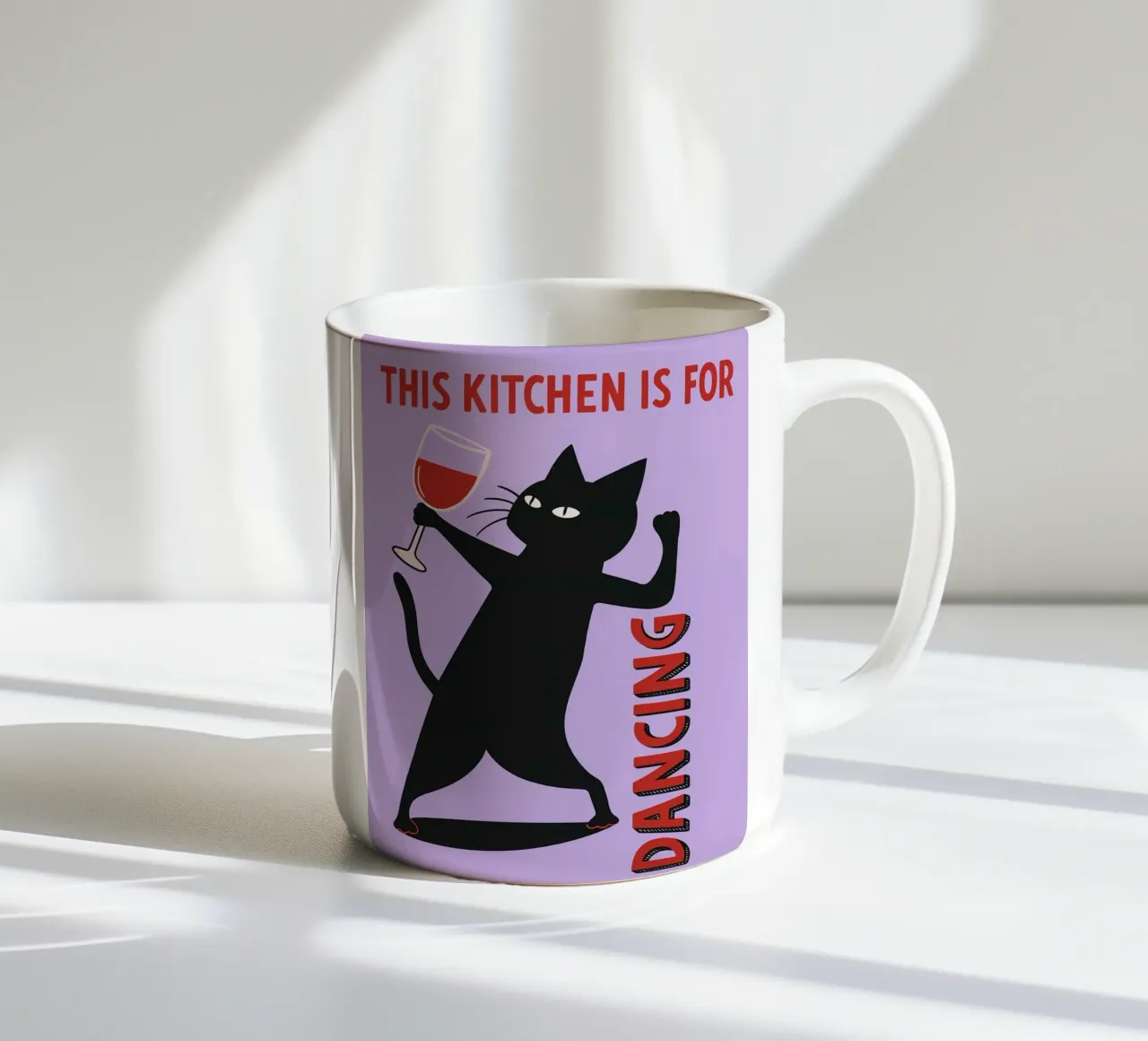 questa cucina è per ballare tazza in ceramica da Shillas