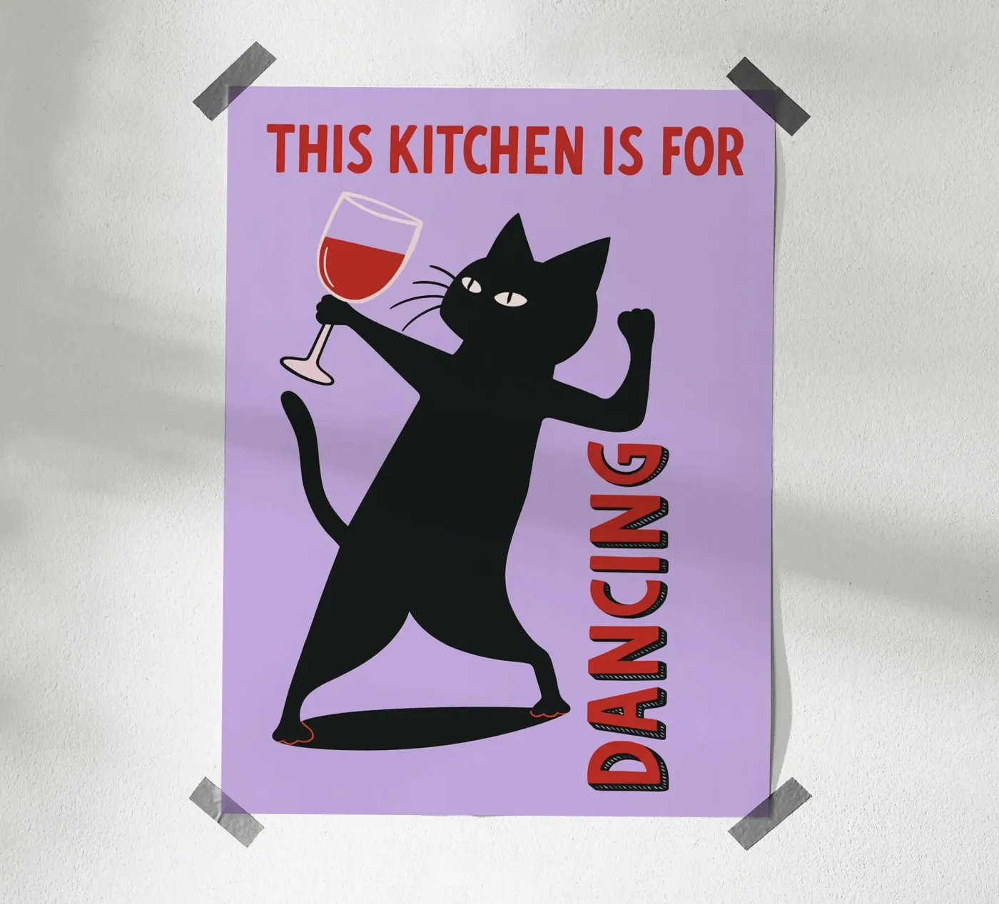 this kitchen is for dancing poster by Shillas