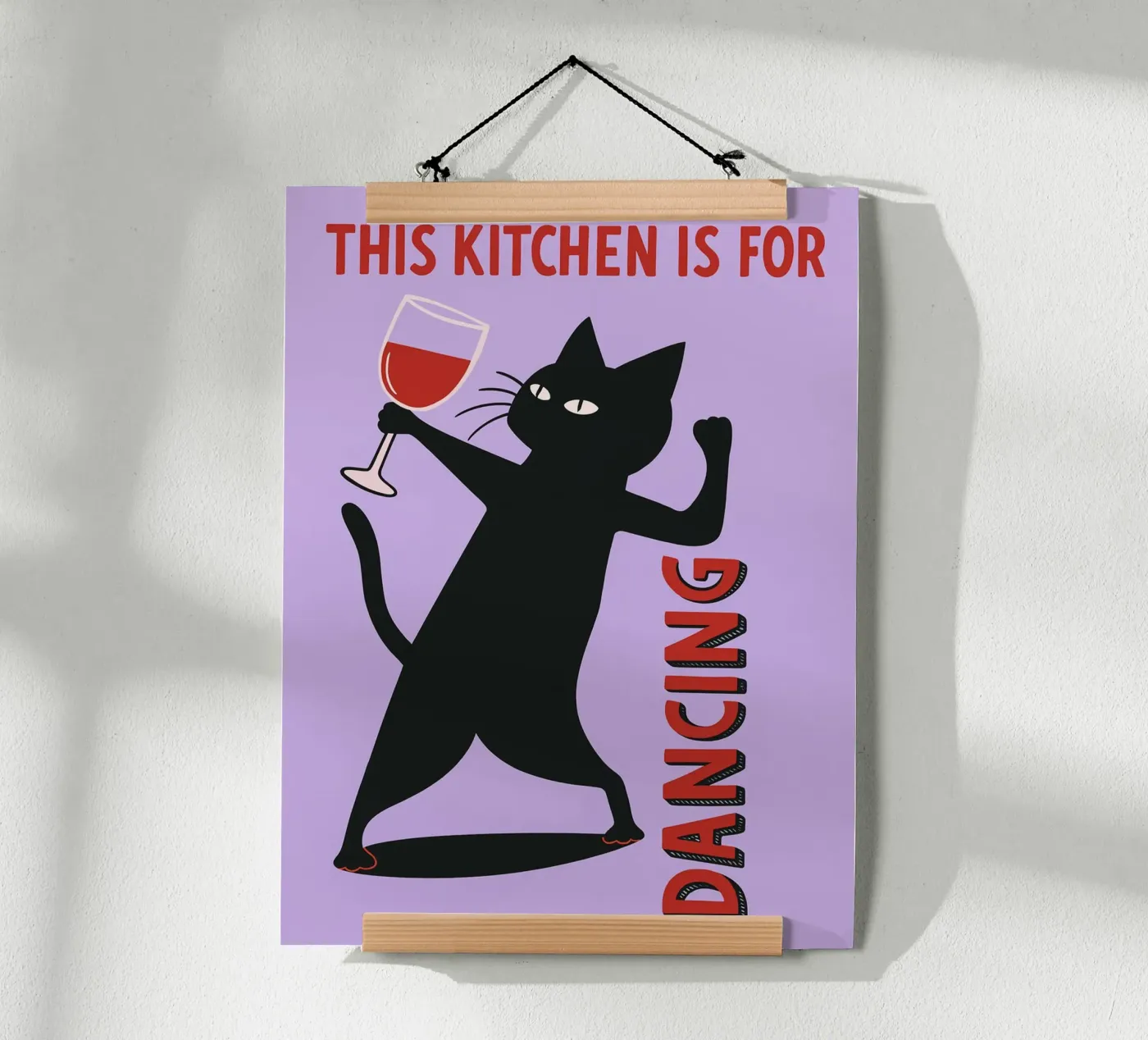 this kitchen is for dancing poster by Shillas