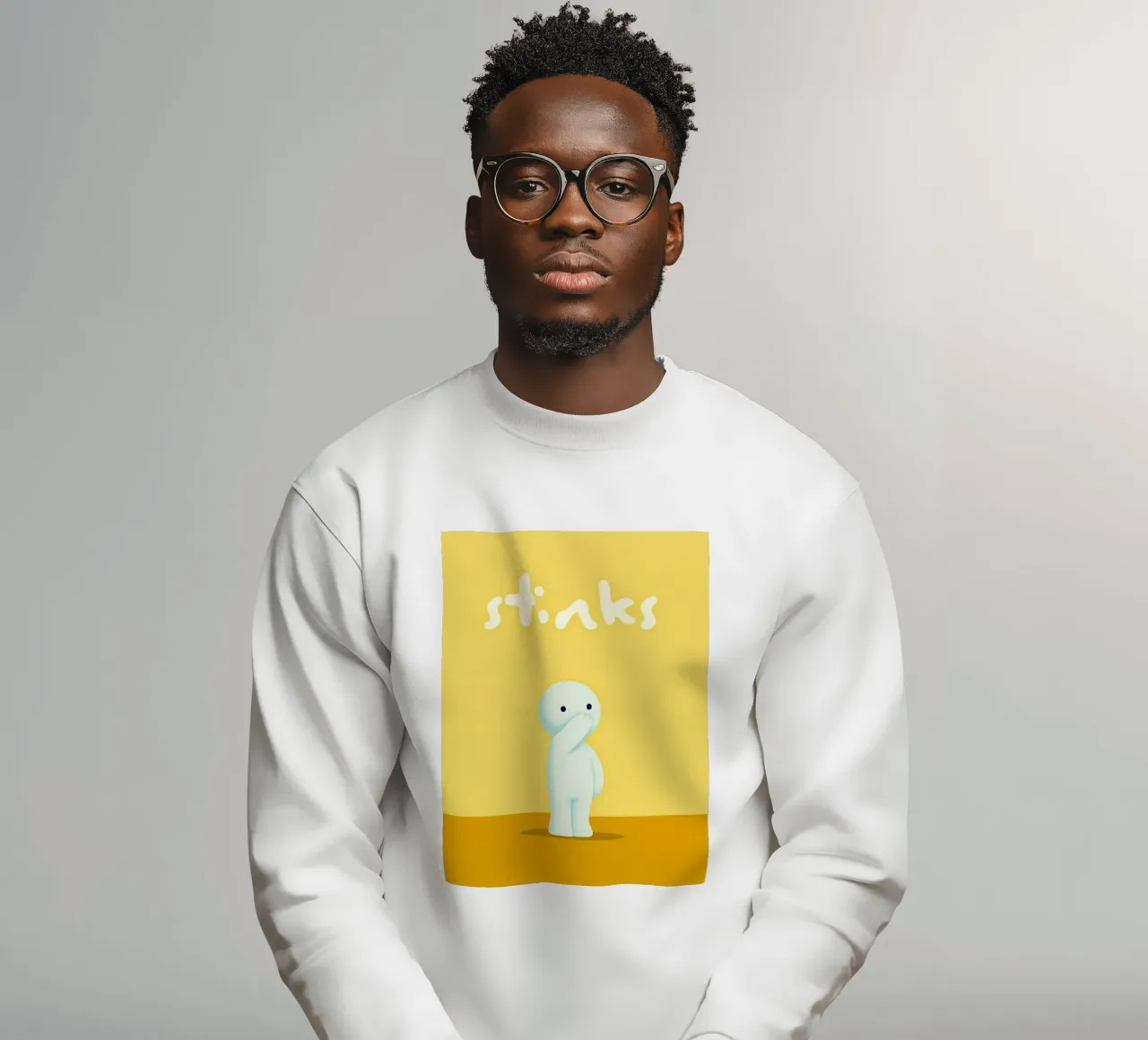 puzza di sorriso cattivo felpa da Shillas