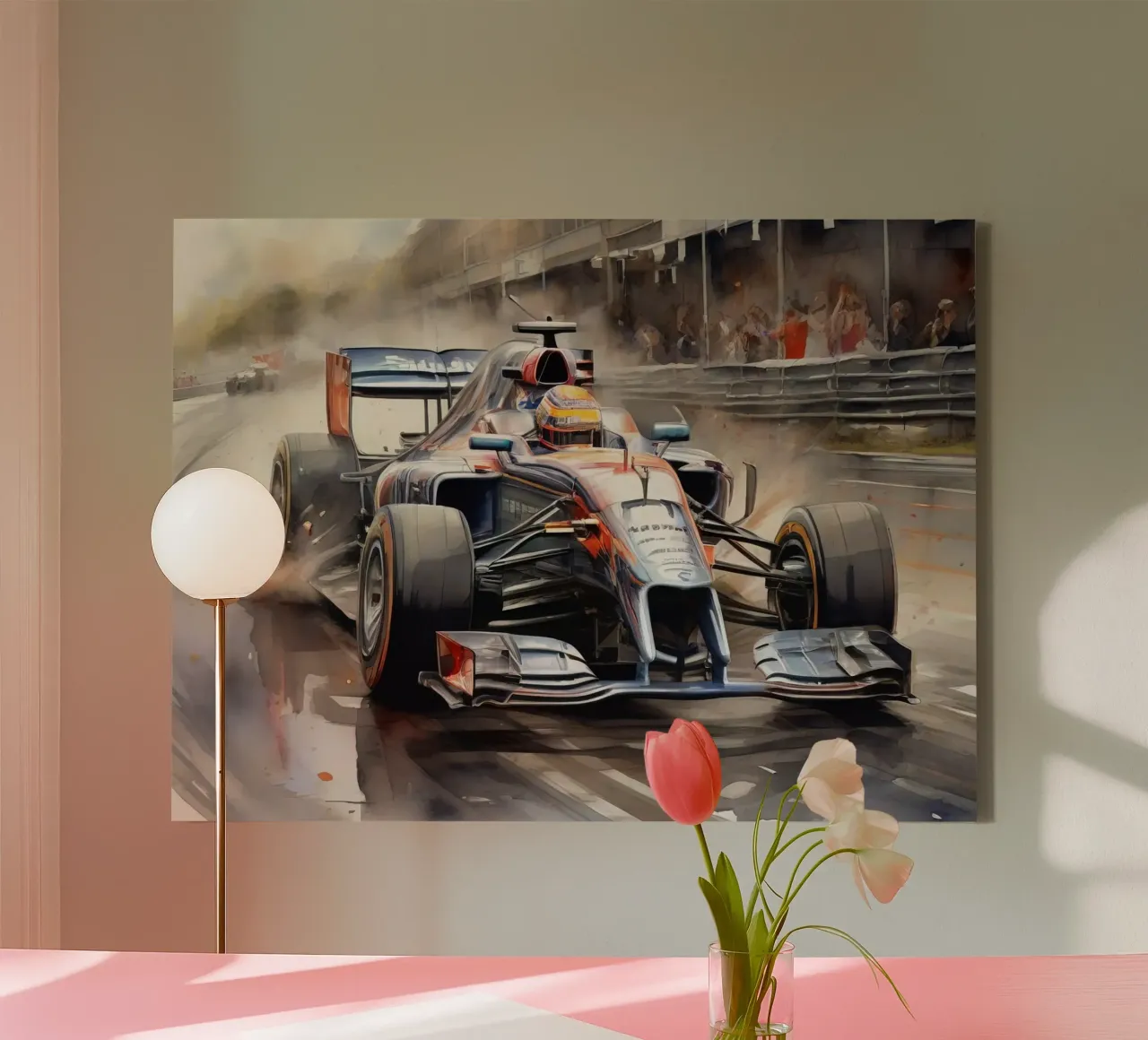 Formula 1 tela con Cornice a cassetta da 🎁 ARTVI-SHOP