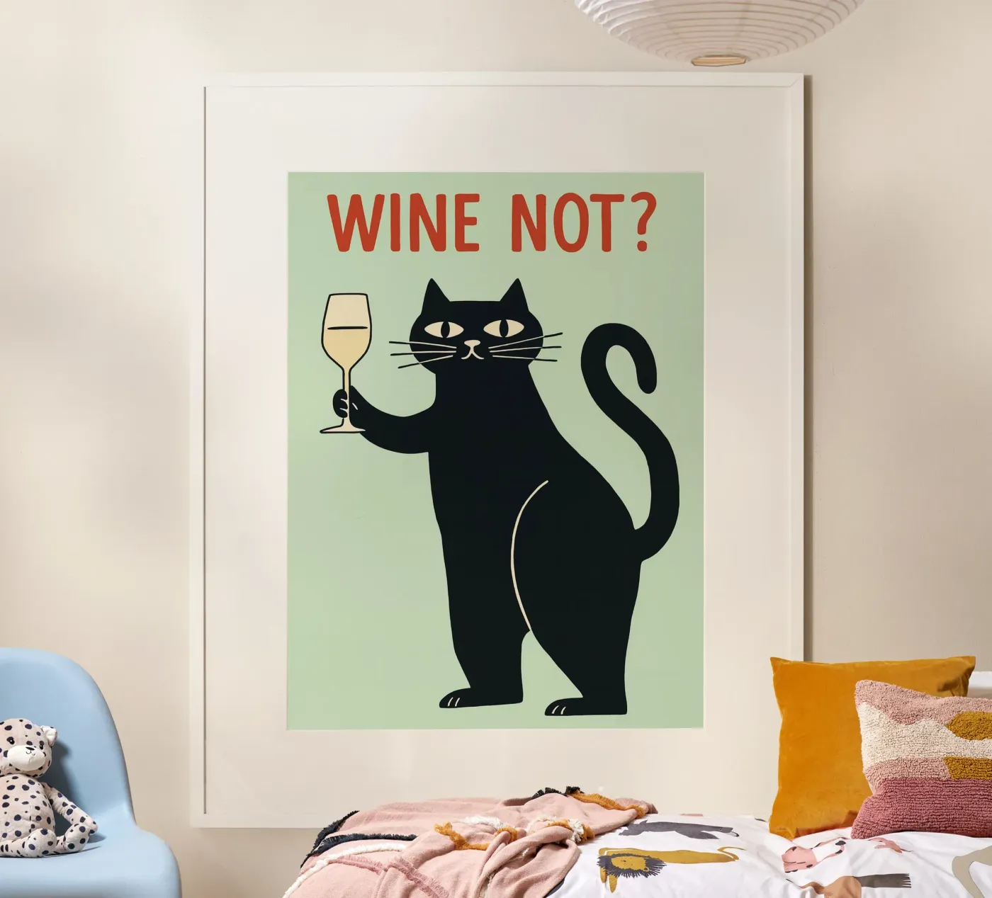 vin pas chat poster de Shillas