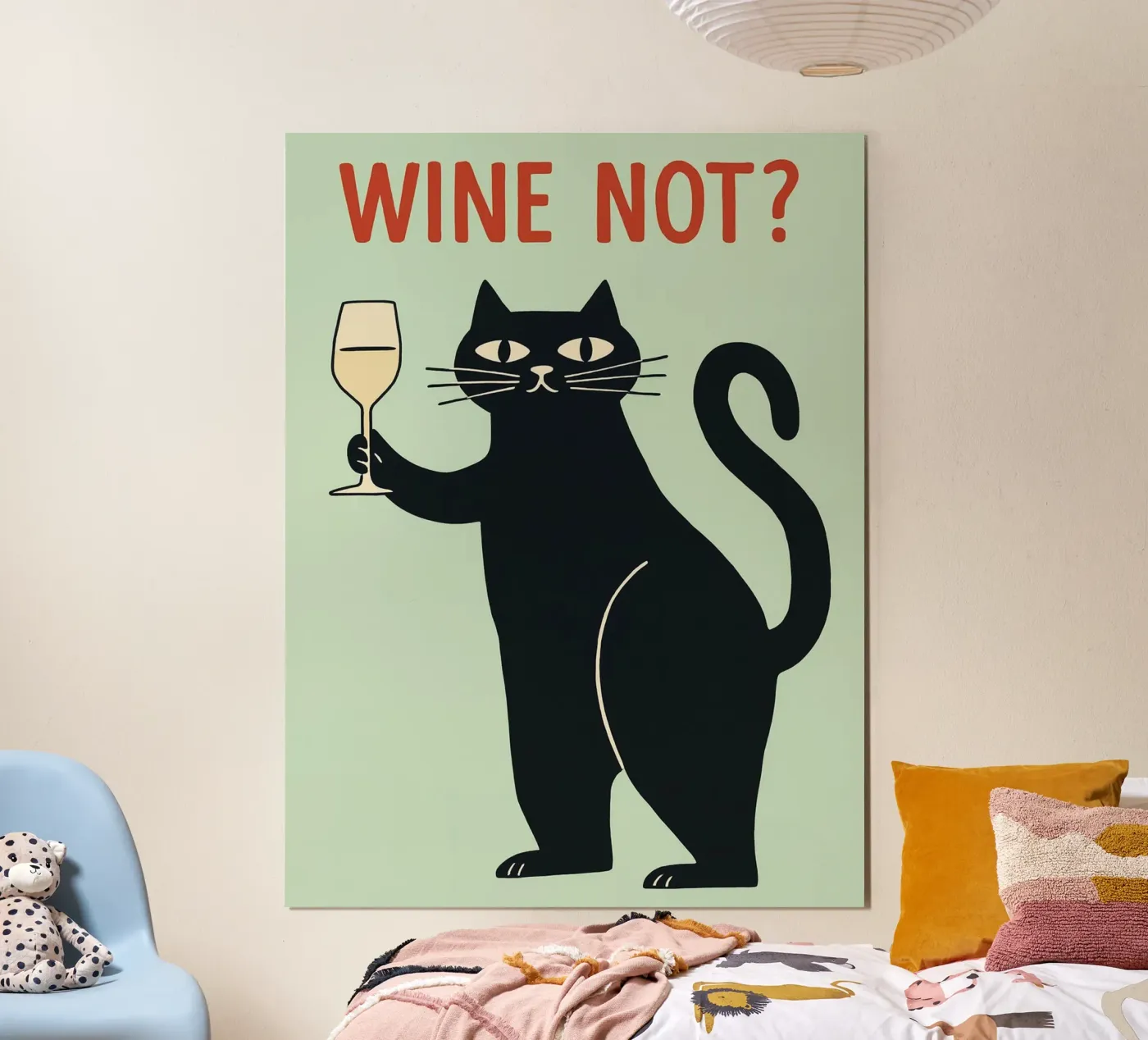 vin pas chat poster de Shillas
