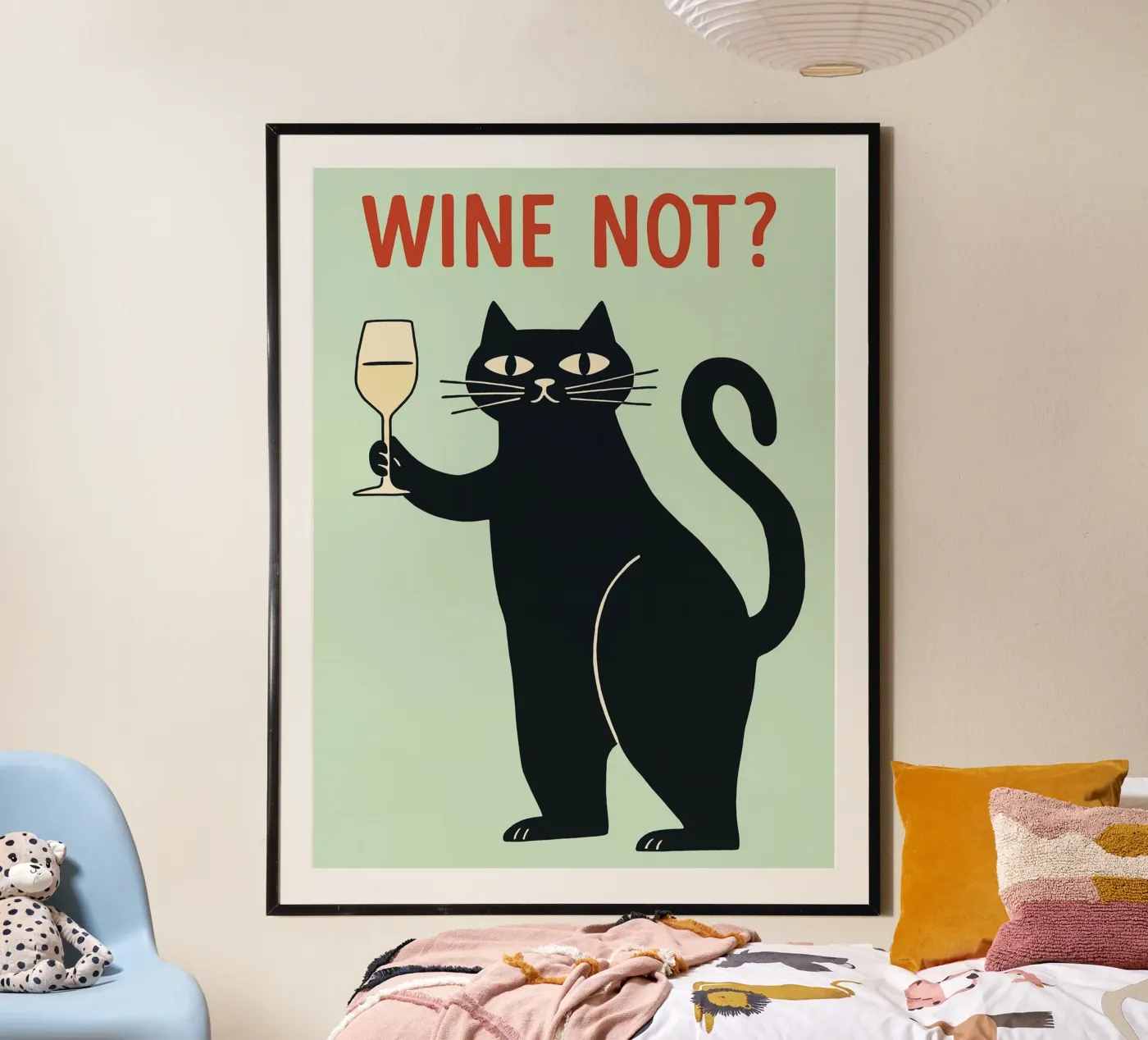 vin pas chat poster de Shillas