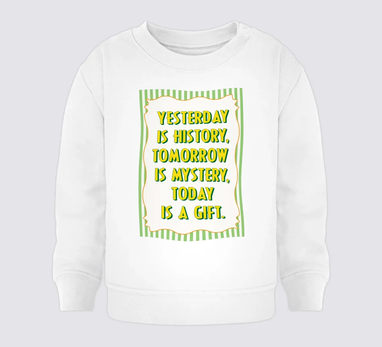 oggi è un dono felpa neonato da Shillas