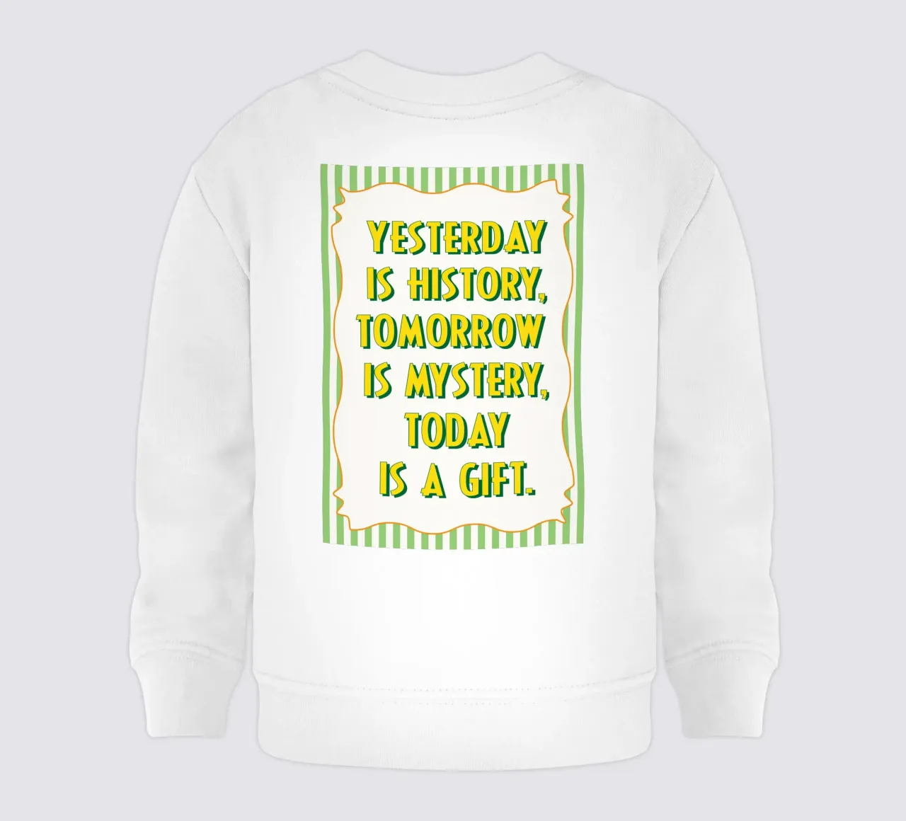 oggi è un dono felpa neonato da Shillas