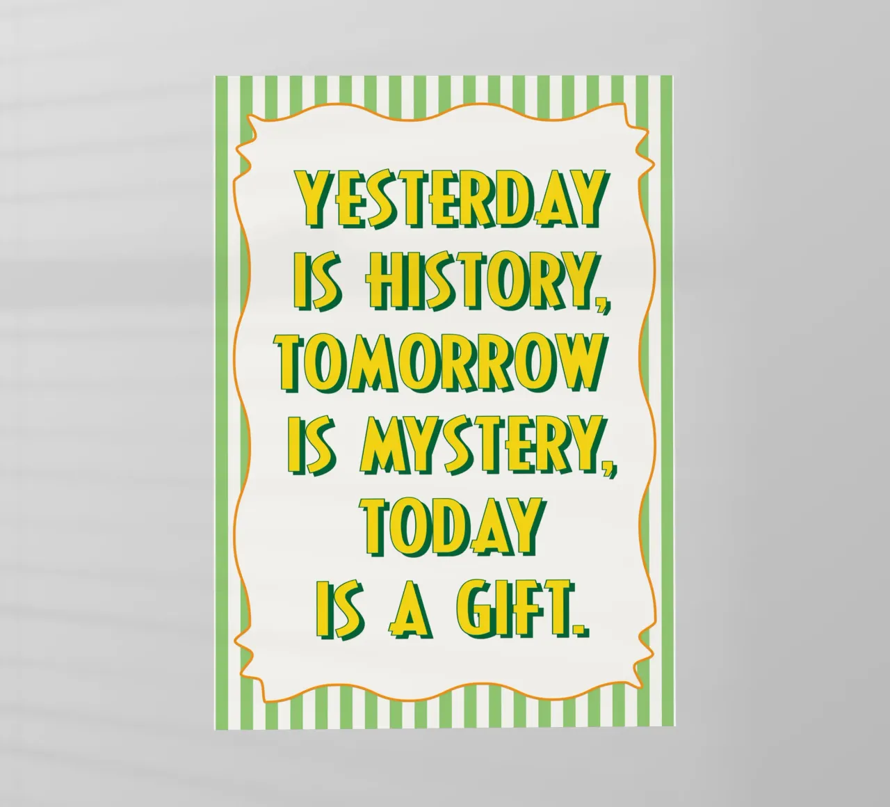 oggi è un dono pellicola backlit da Shillas