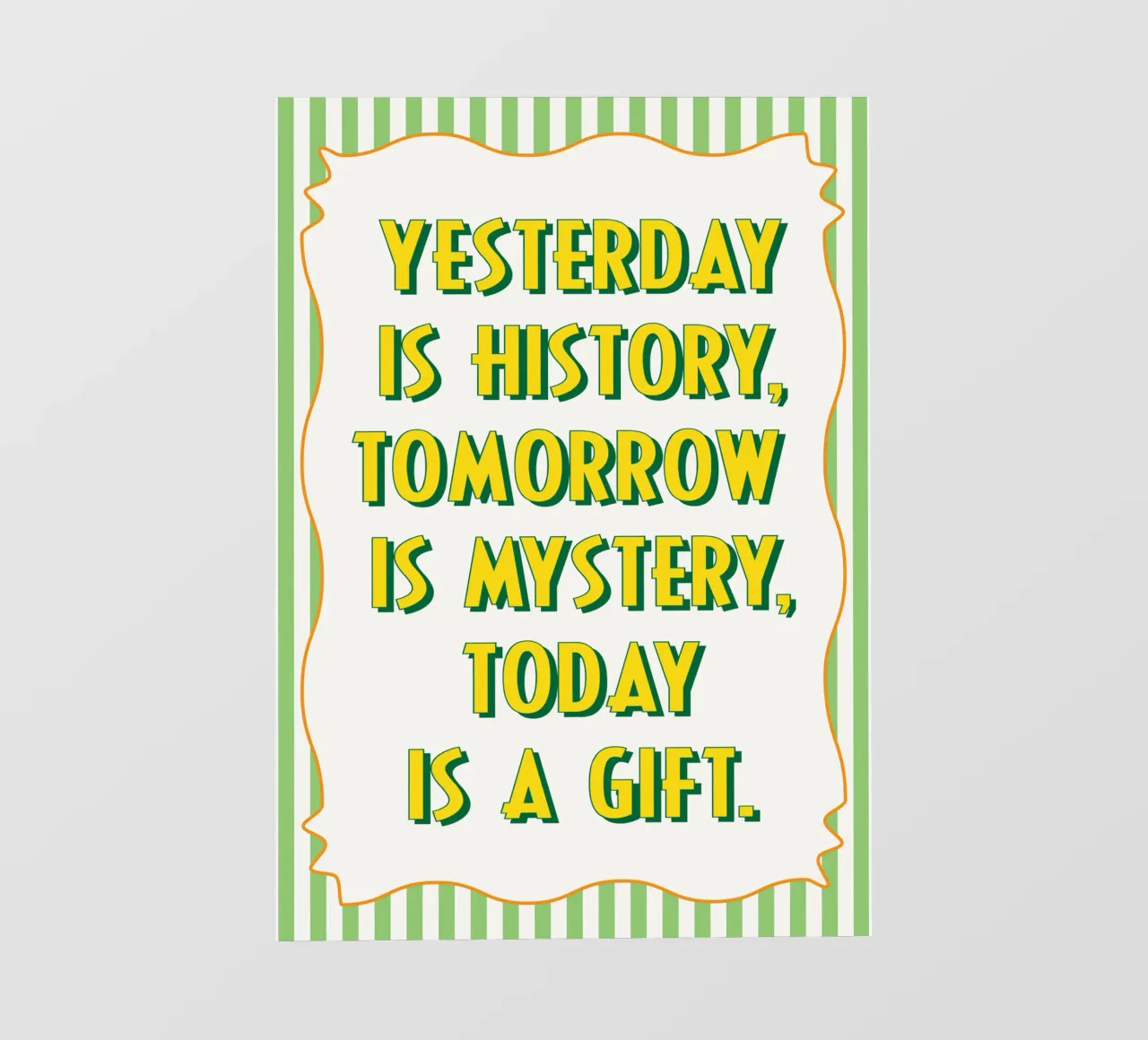 oggi è un dono pellicola backlit da Shillas