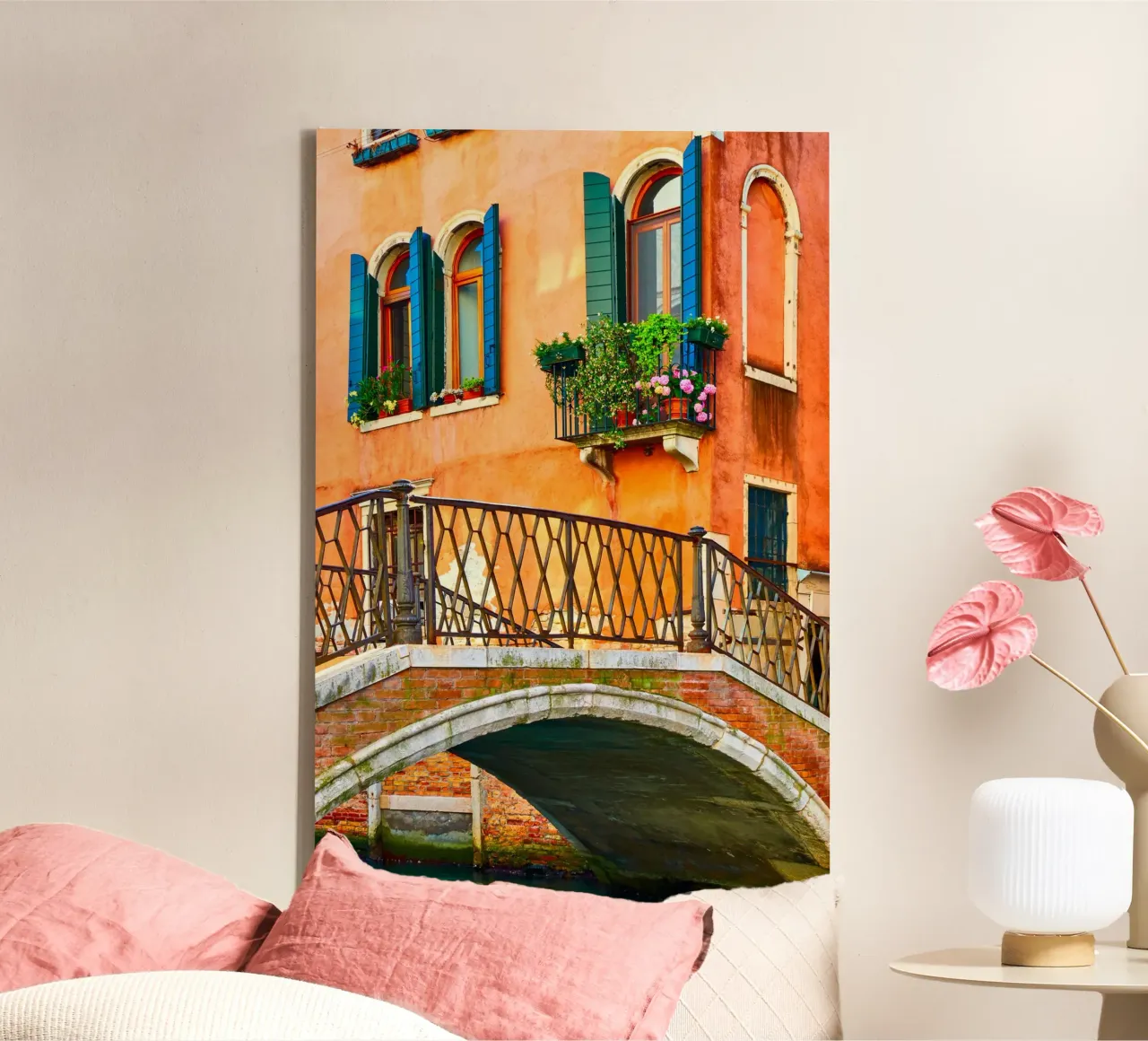 Venice tela con Cornice a cassetta da Artsy Bessy