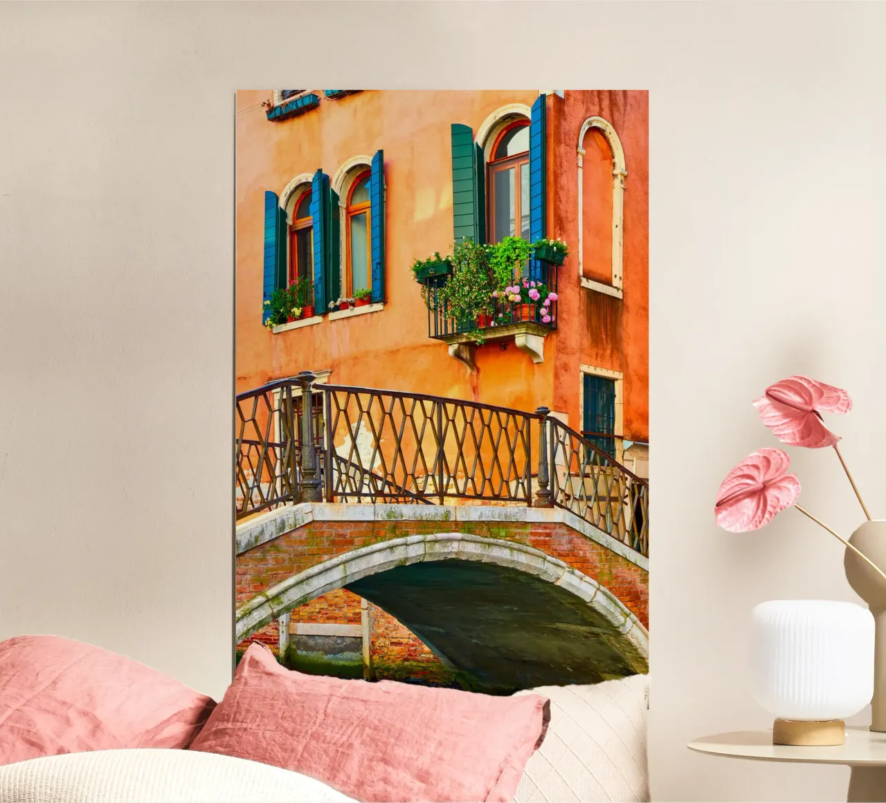 Venice poster con telaio in legno da Artsy Bessy