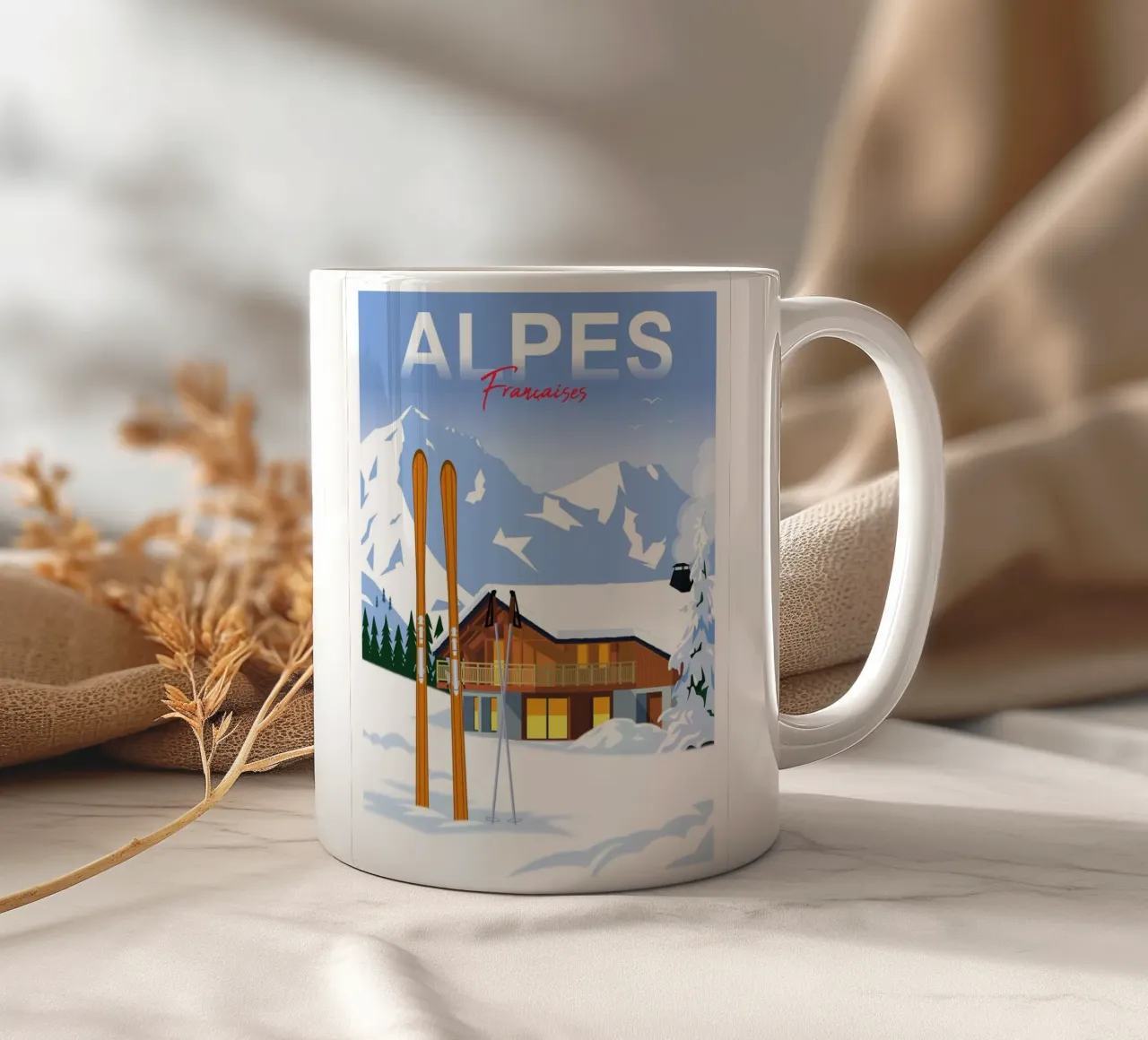 Alpi francesi tazza in ceramica da Raphaël Delerue